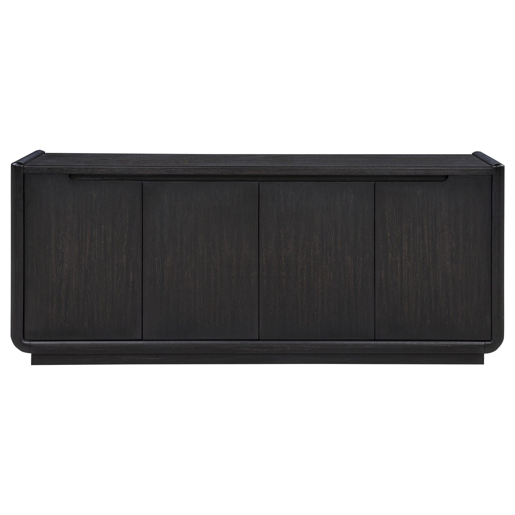 Leandro TV Stand Side View Showing Doors