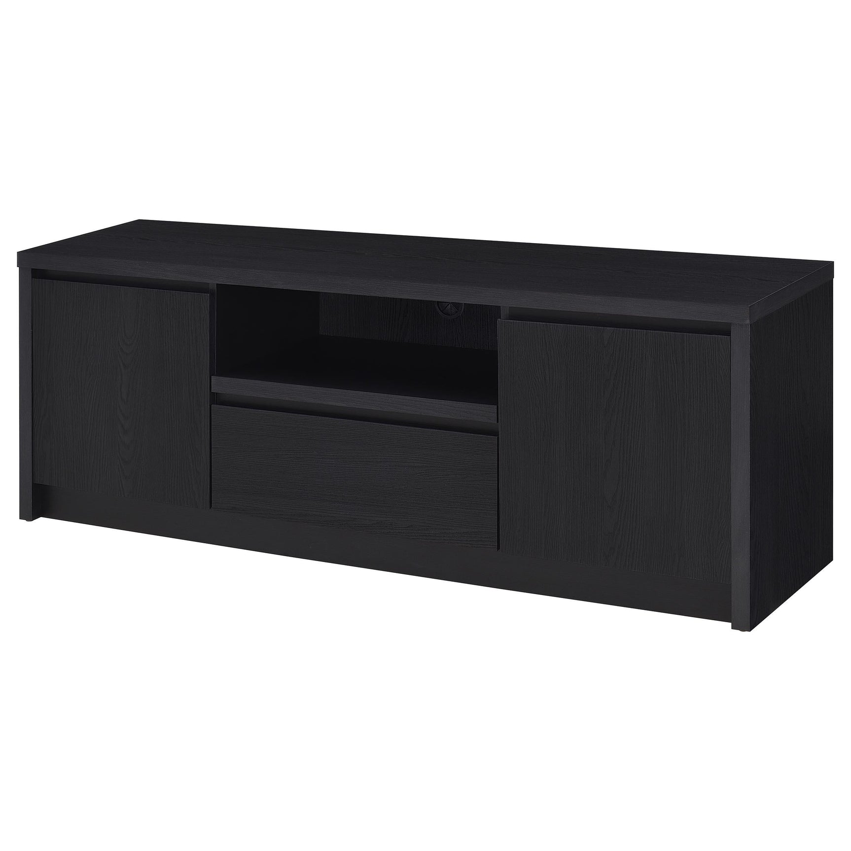 Winfield TV stand with a 65-inch TV setup