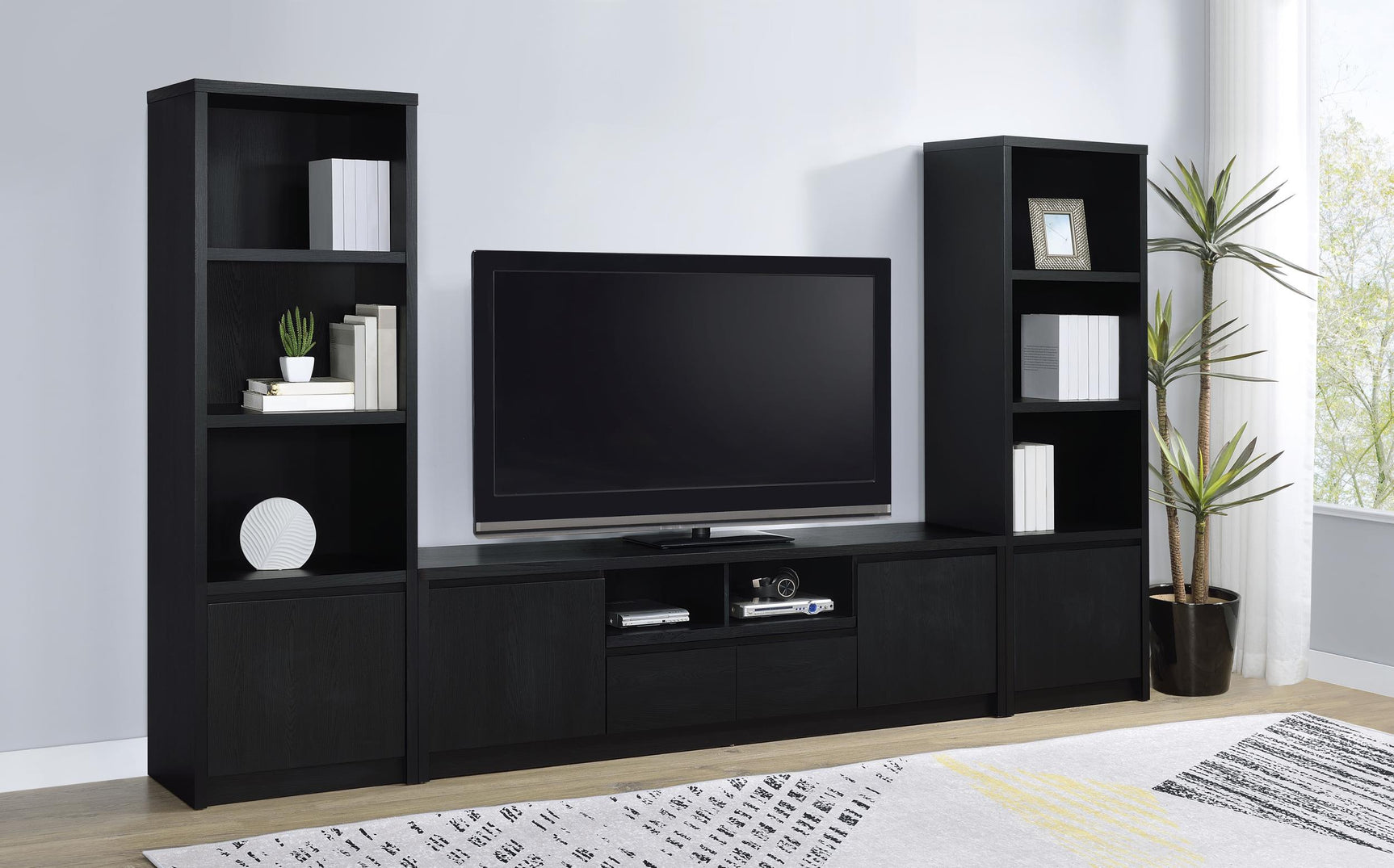 Underneath view of Winfield TV stand