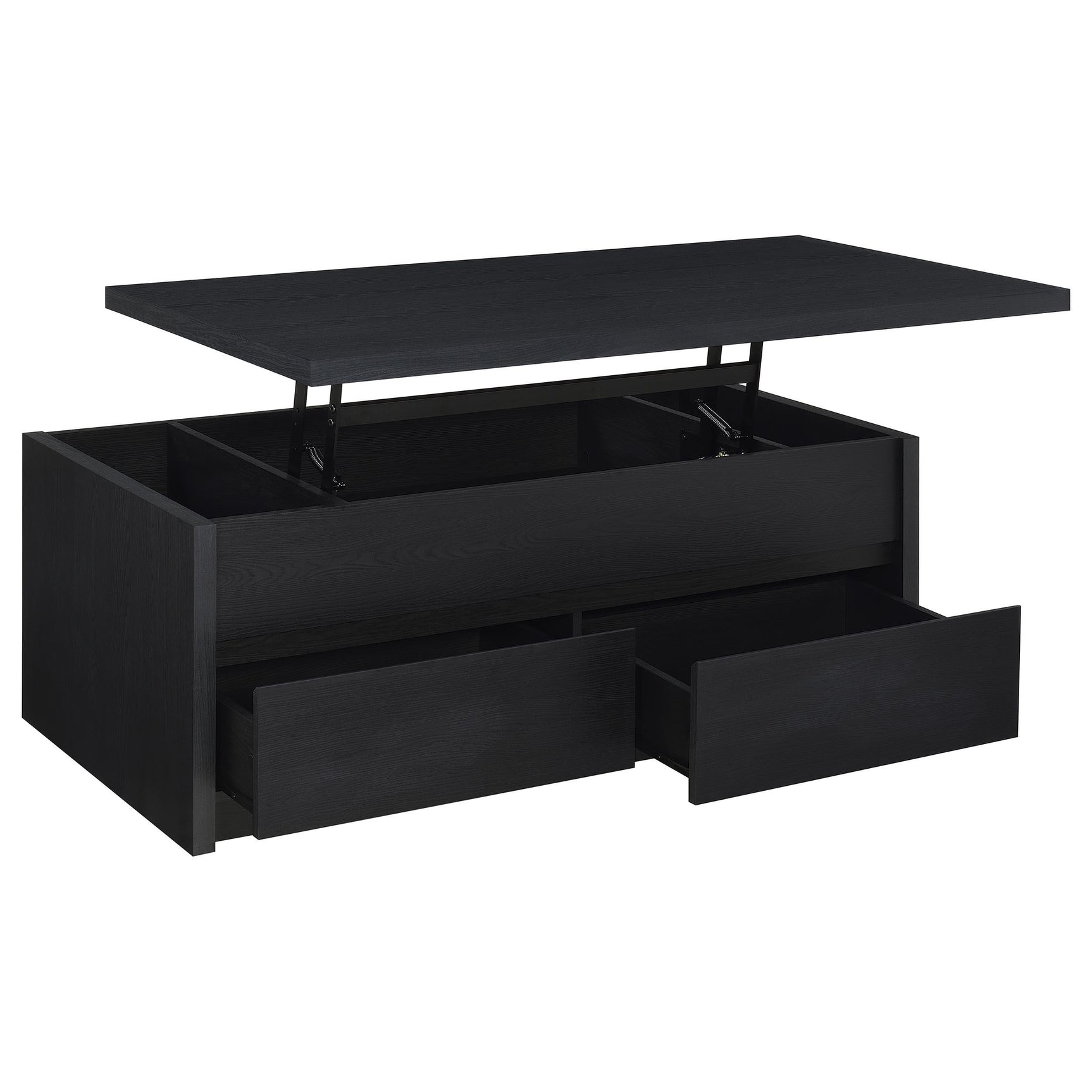 End table top surface view