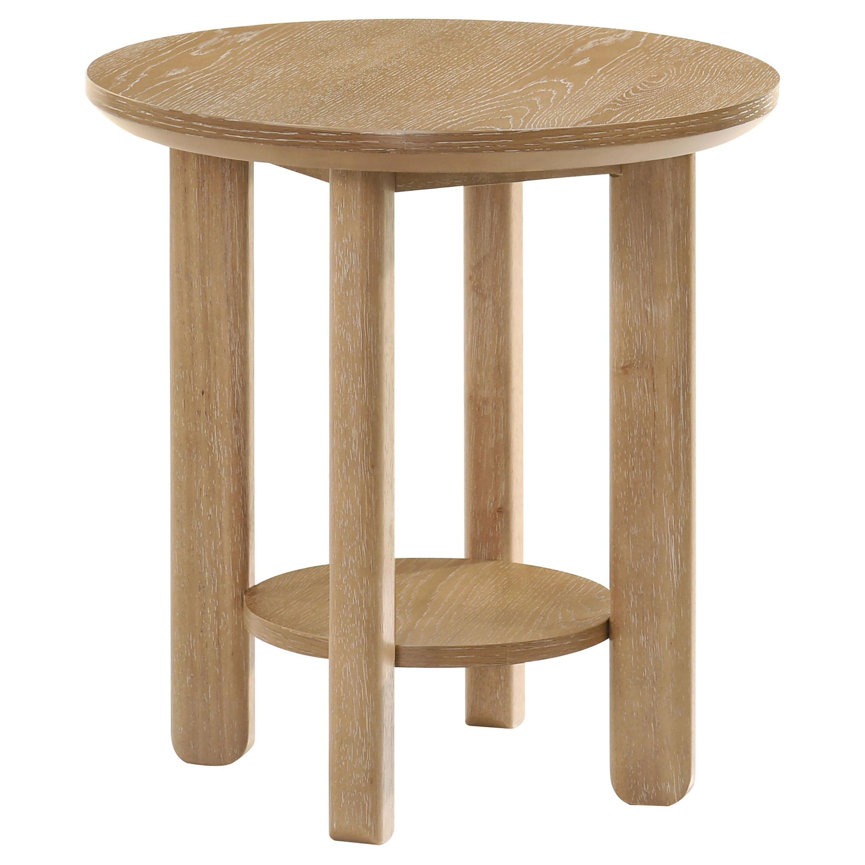 Close-up of Ottowa coffee table cylindrical legs