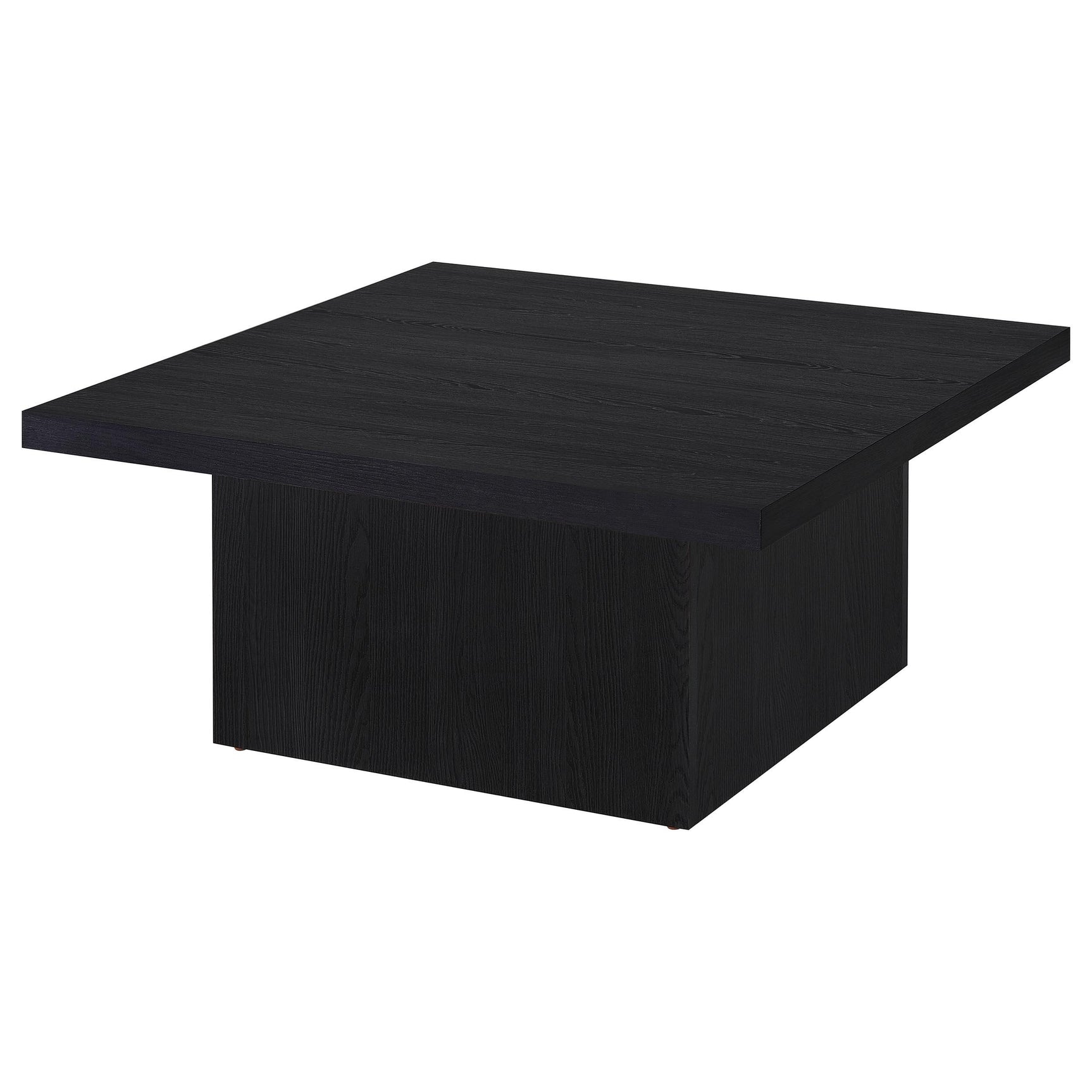 Devar square coffee table top view