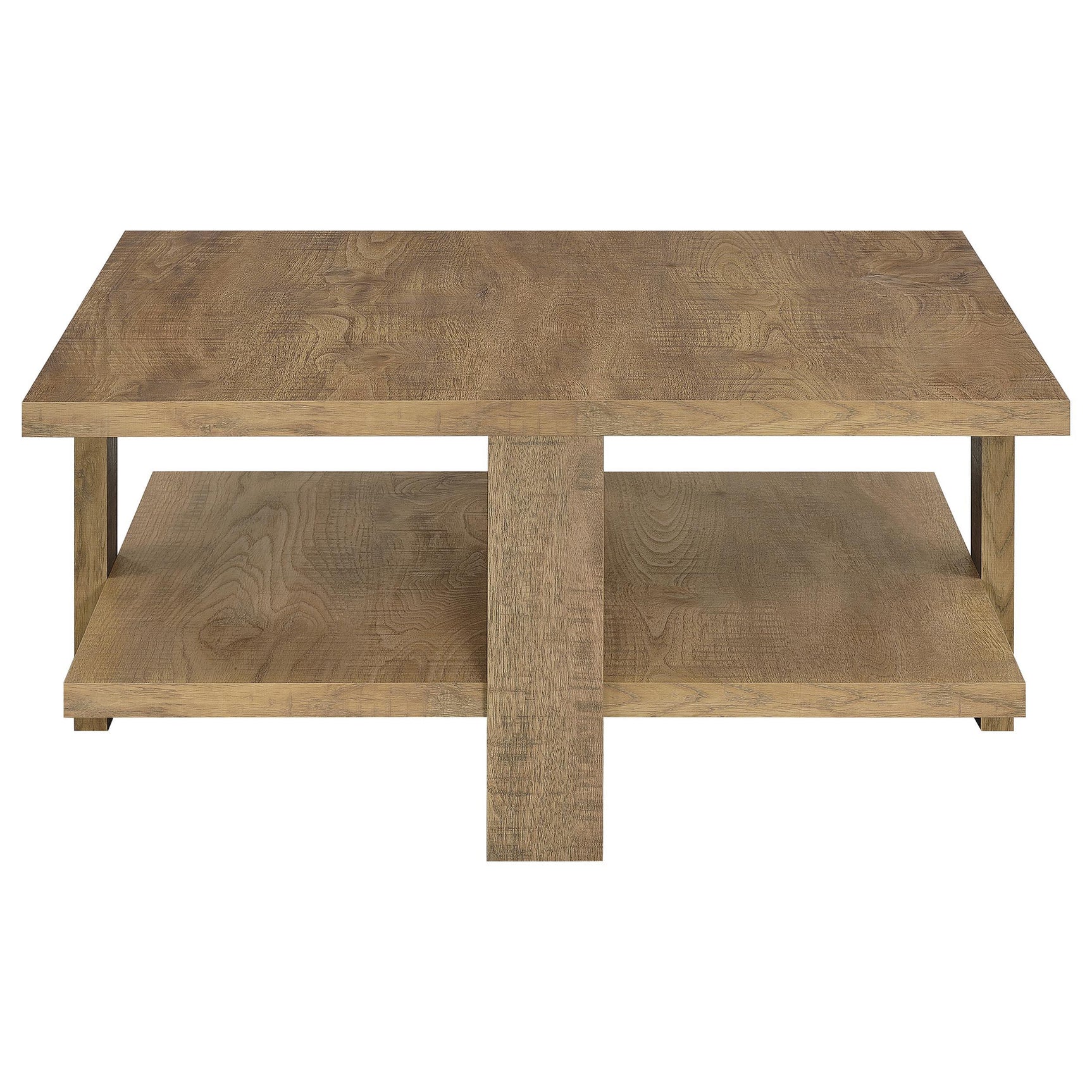 Close-up of engineered wood texture on table
