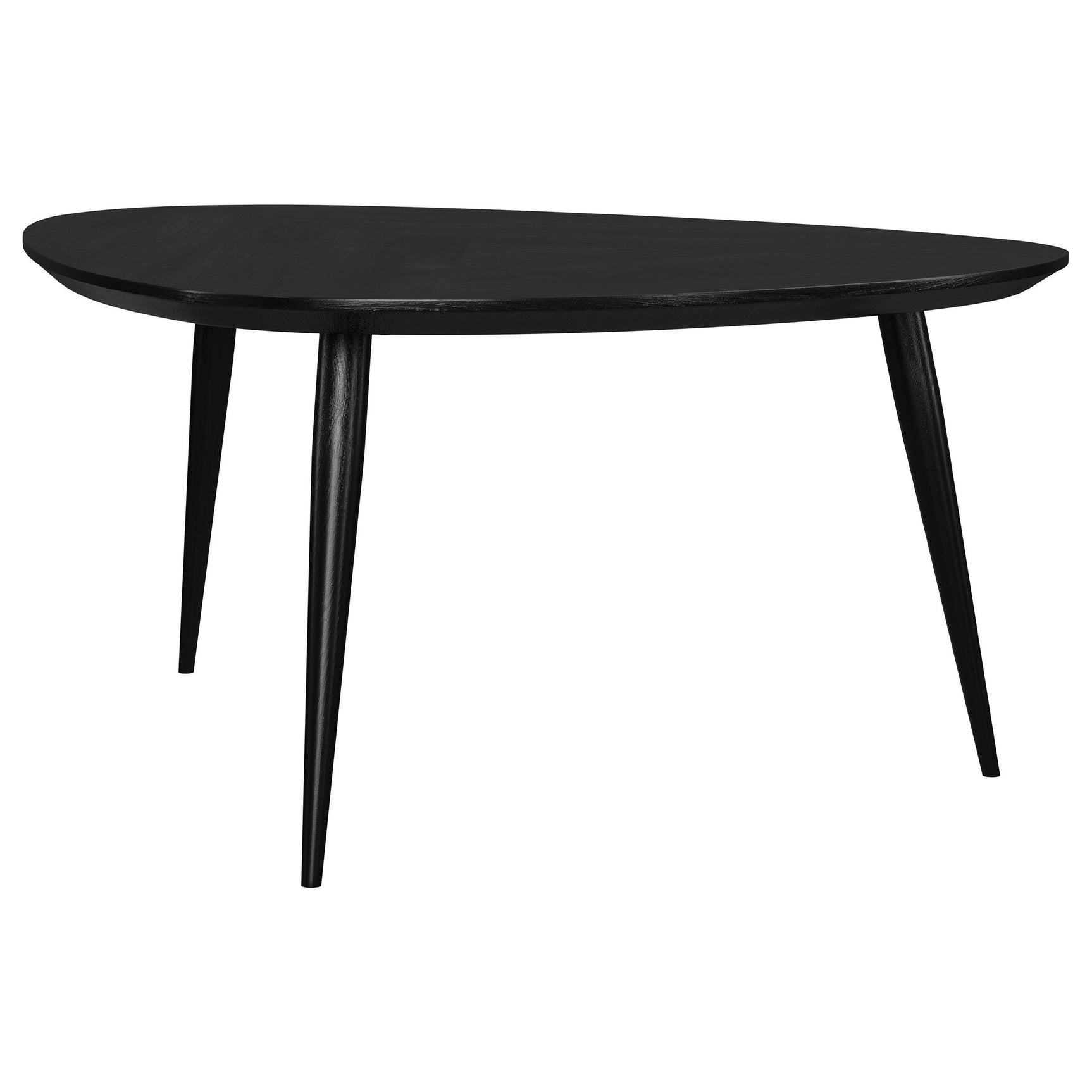 Top view of Odessa Coffee Table showing triangular shape