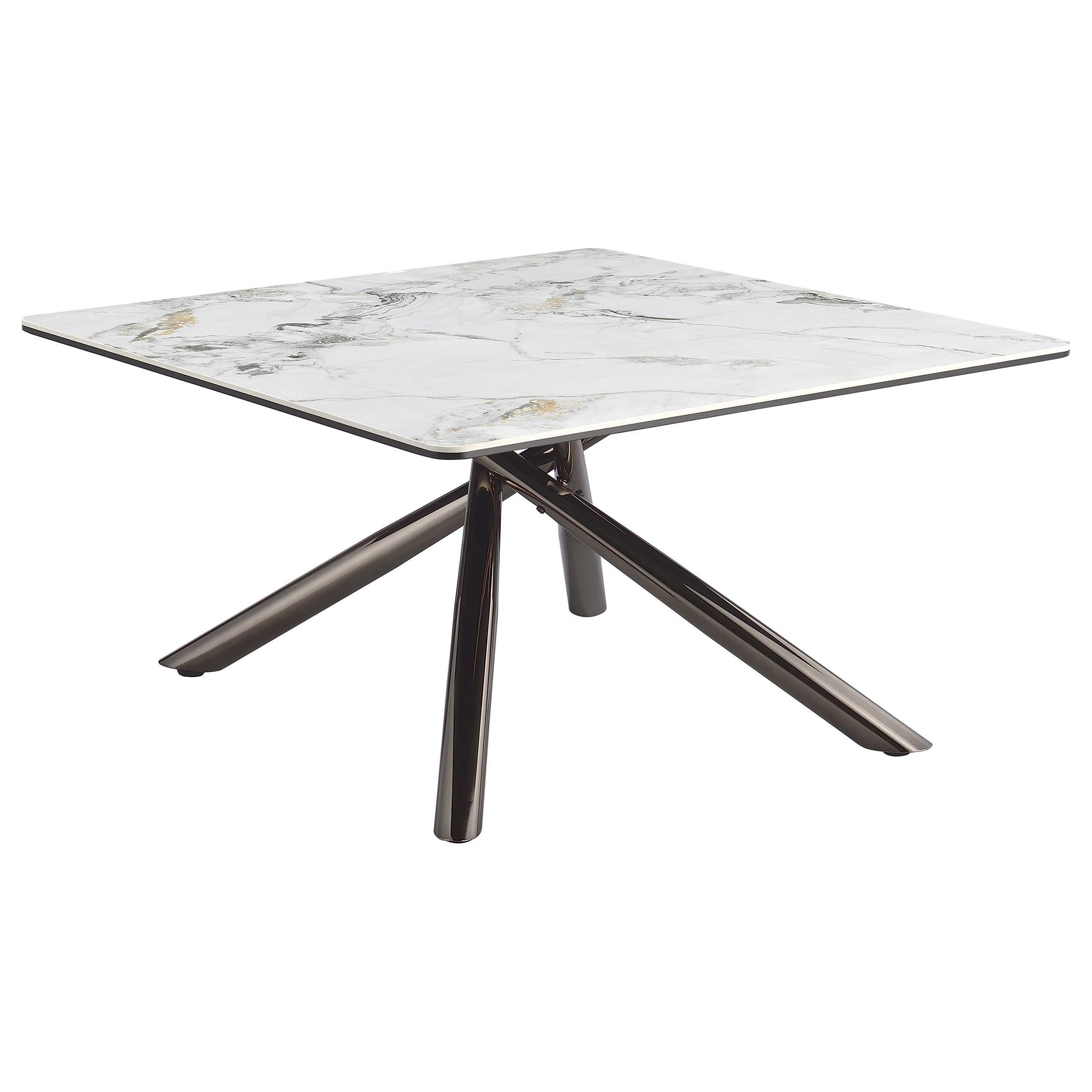 Carvell Coffee Table side profile showing thickness of top layers