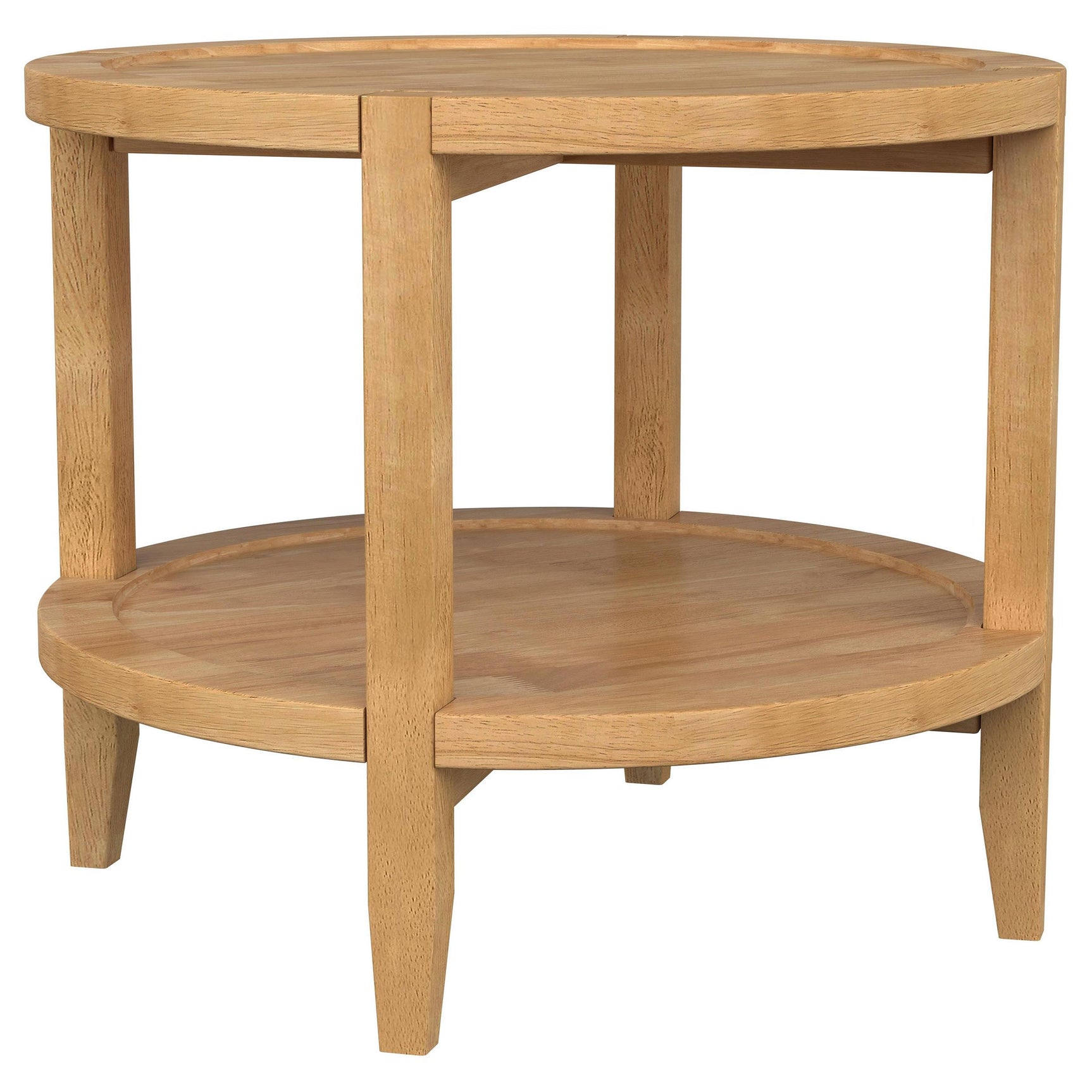 Camillo set showing modern farmhouse maple finish wood
