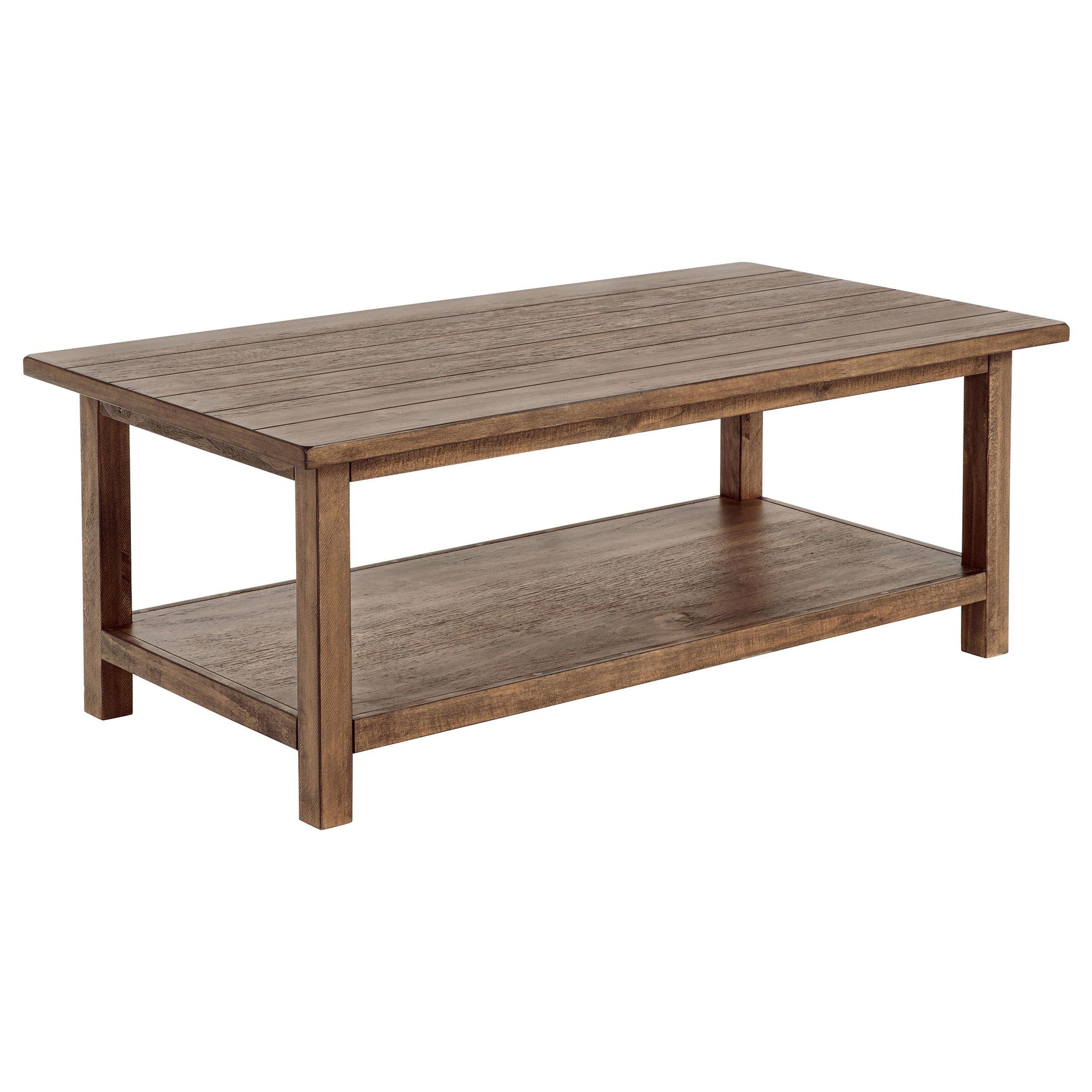 Payne distressed brown 2-piece coffee and end table set view