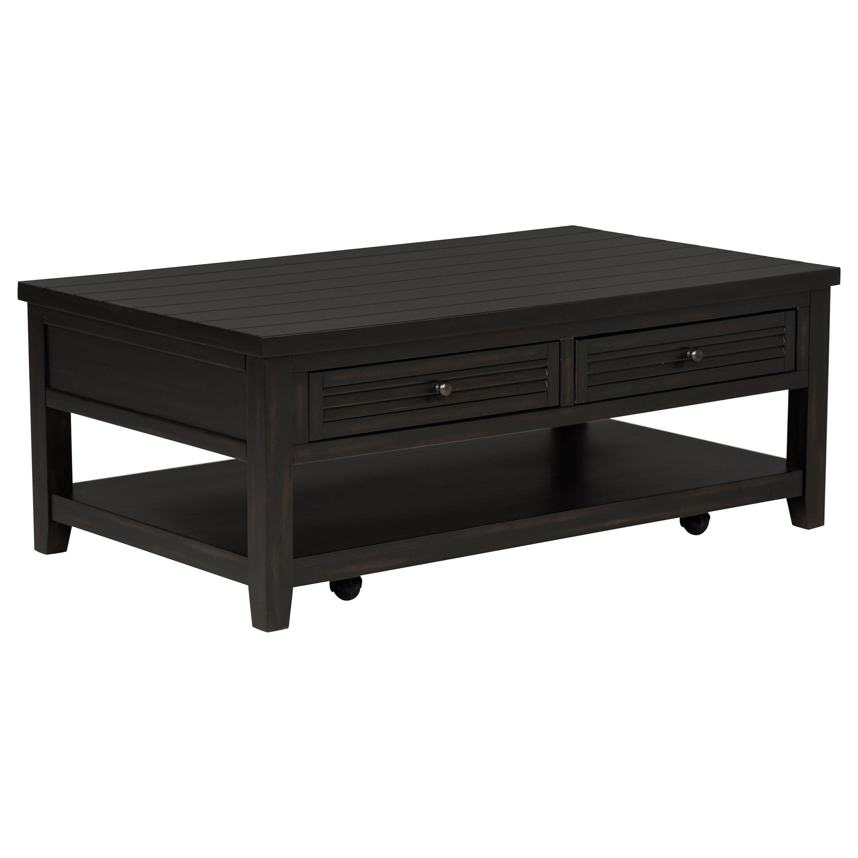 Drawer detail on end table