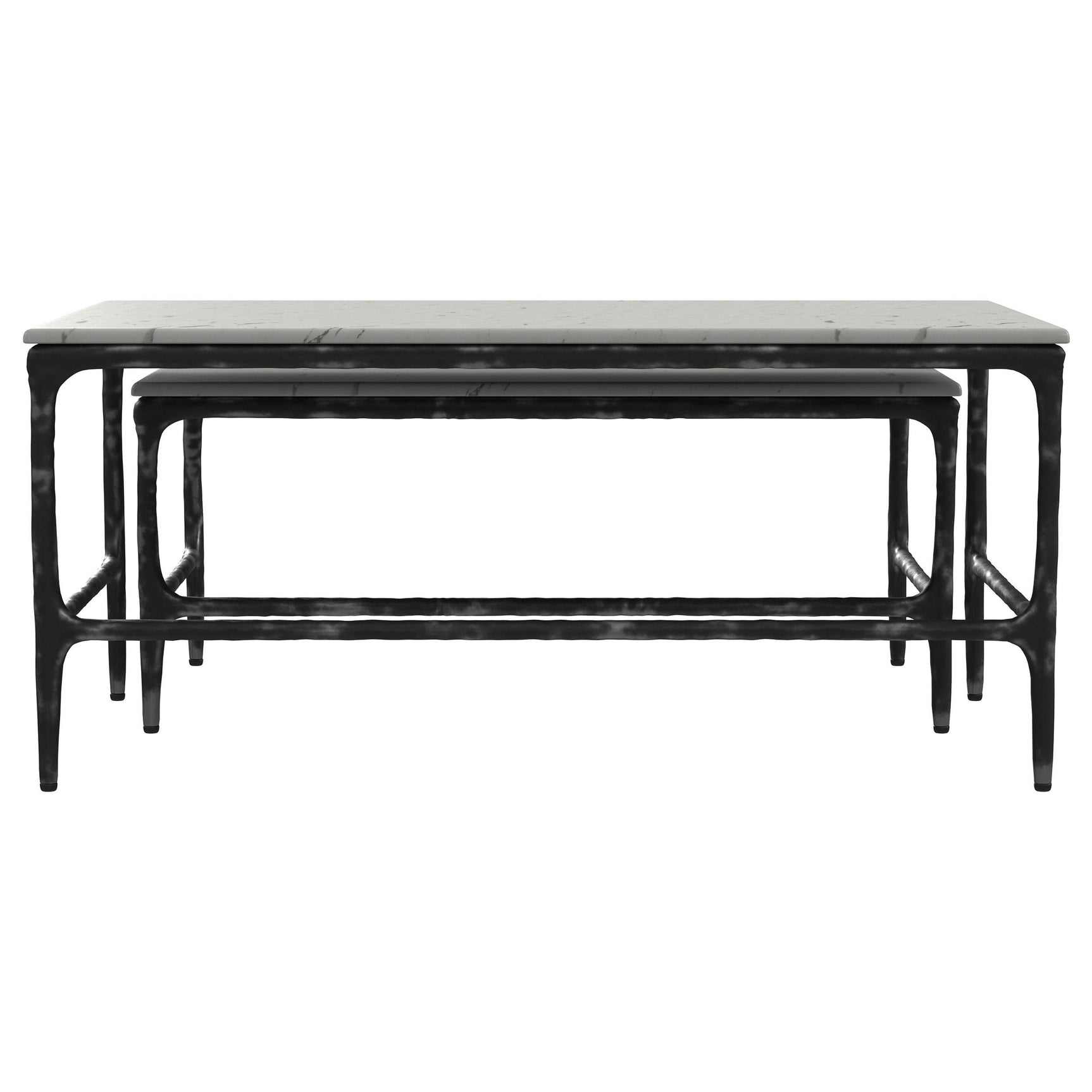 Side view of smaller Ebby nesting coffee table