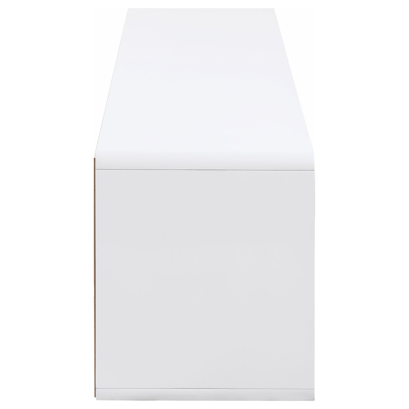 Ellice TV stand with mounted flat-screen TV