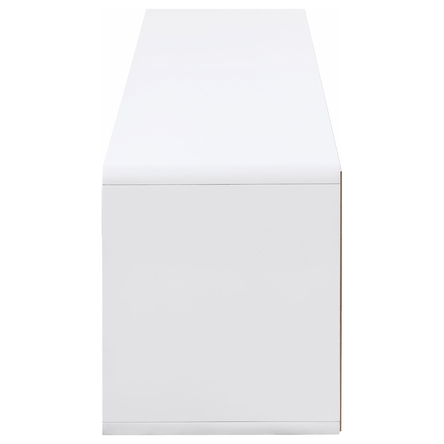 Ellice TV stand showing spacious tabletop