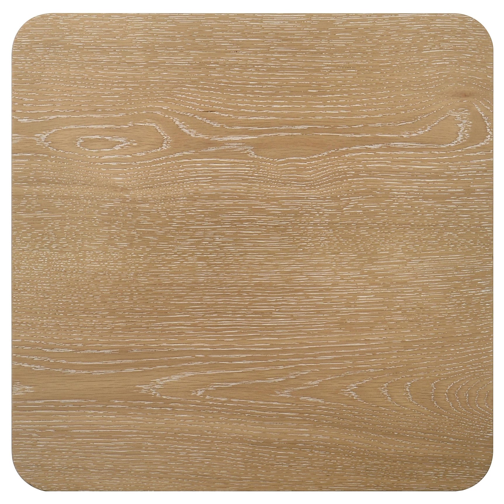 View of table from above highlighting smooth surface