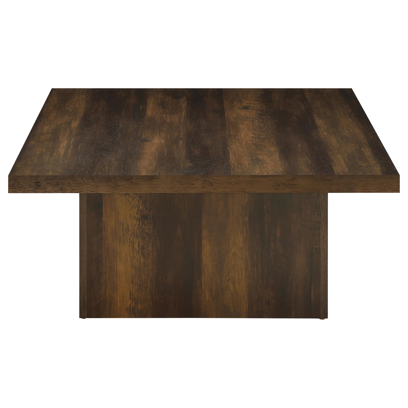 Coffee table corner showcasing grain and finish