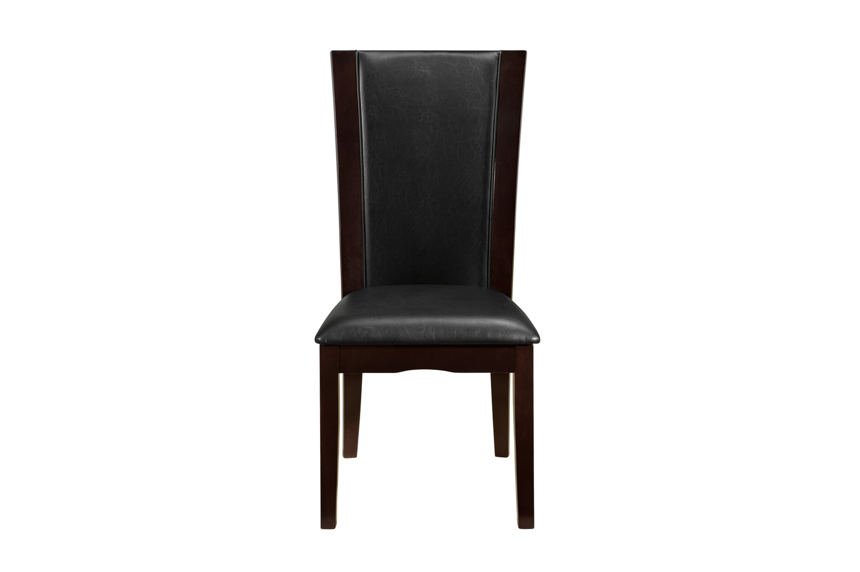 Front view of Daisy Dark Cherry Dining Room Set with 4 side chairs