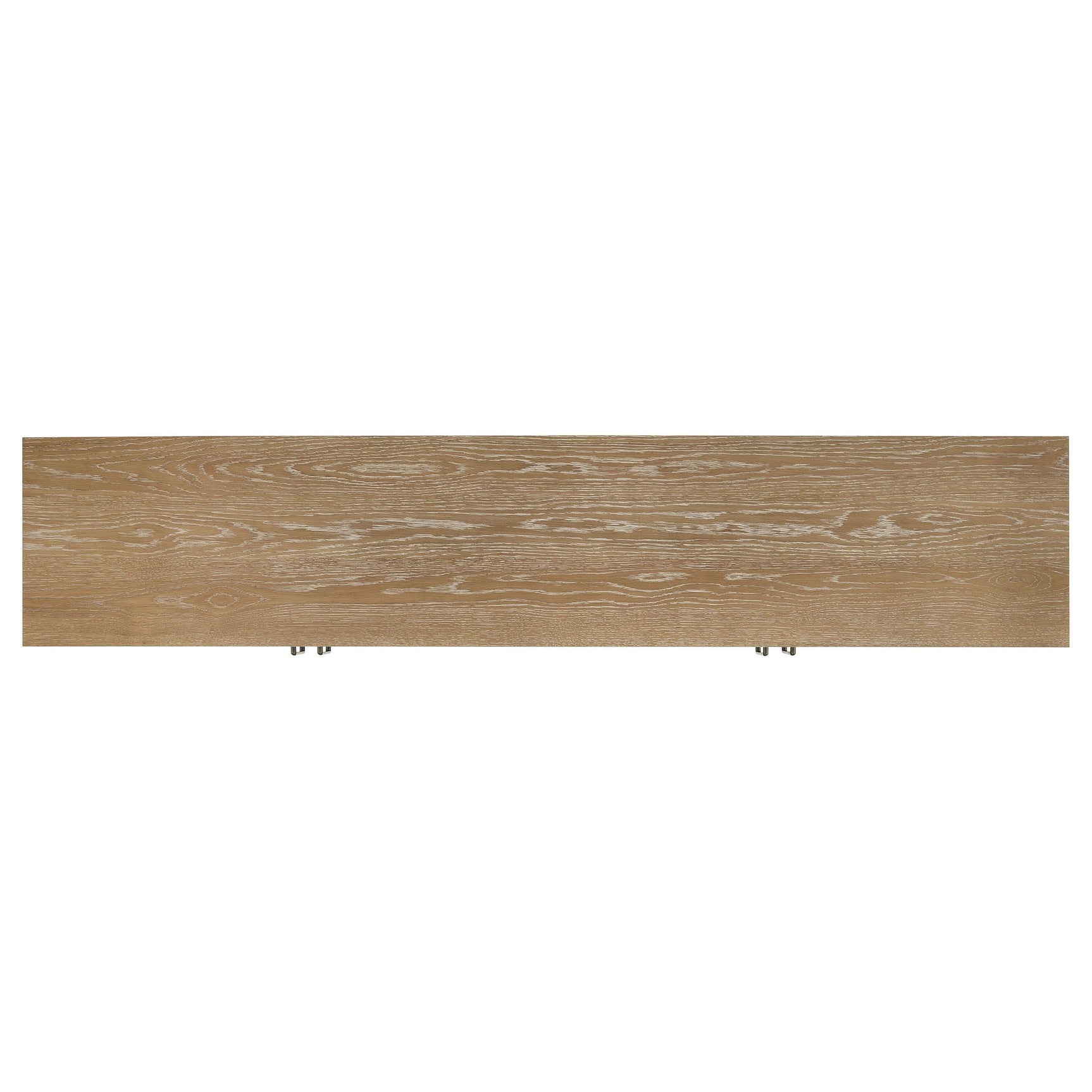 Close-up of light oak veneer finish