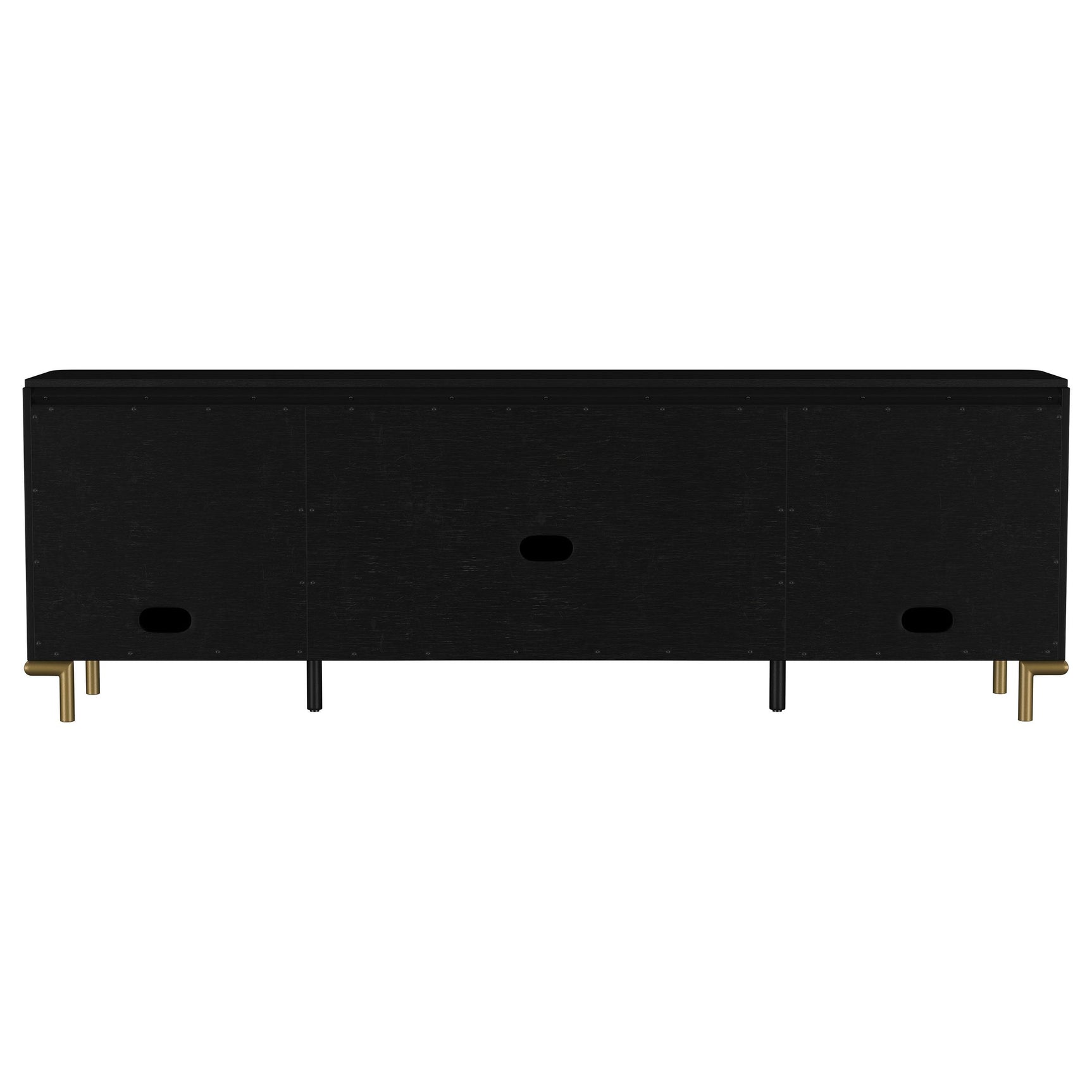 Arini TV stand assembled in modern living room