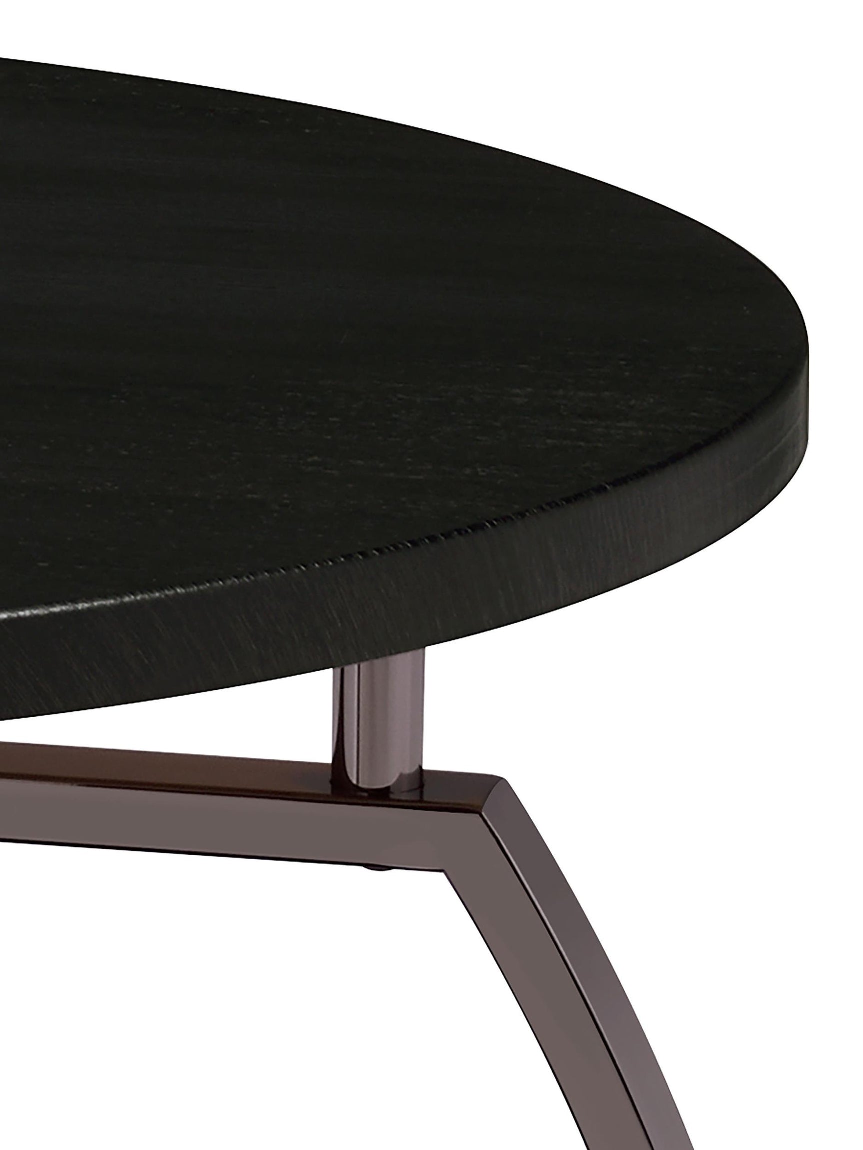 Dacre coffee table on casters, side view