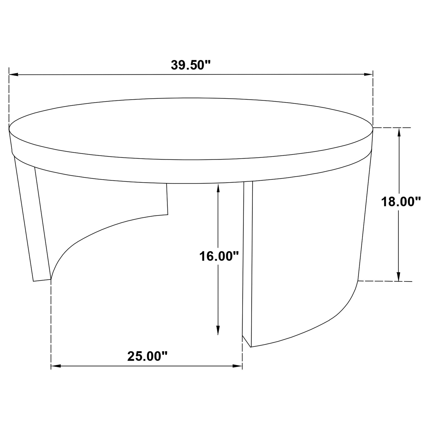 Sweeney 3-piece Coffee and End Occasional Table Set Black