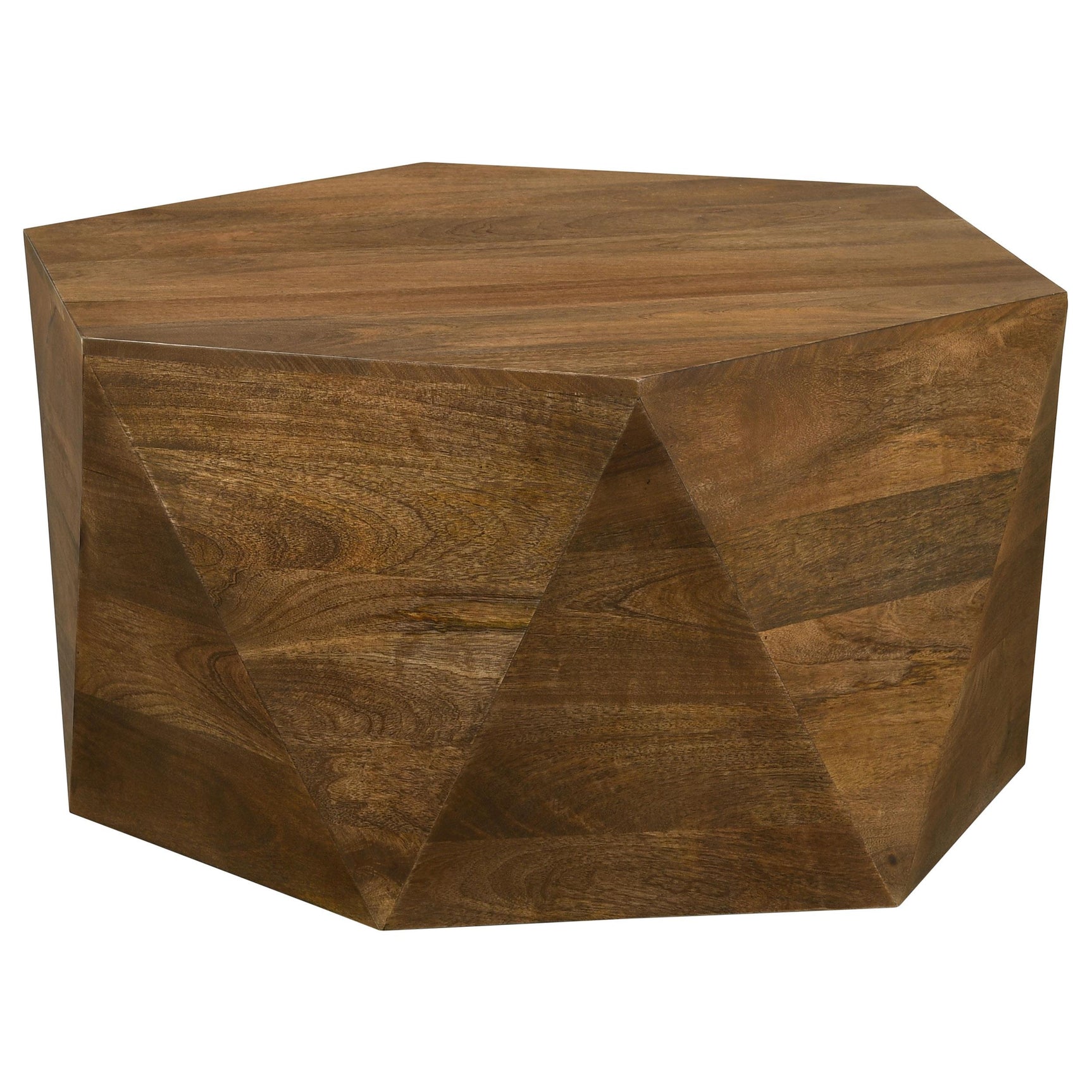 Side profile of end table showing clean lines