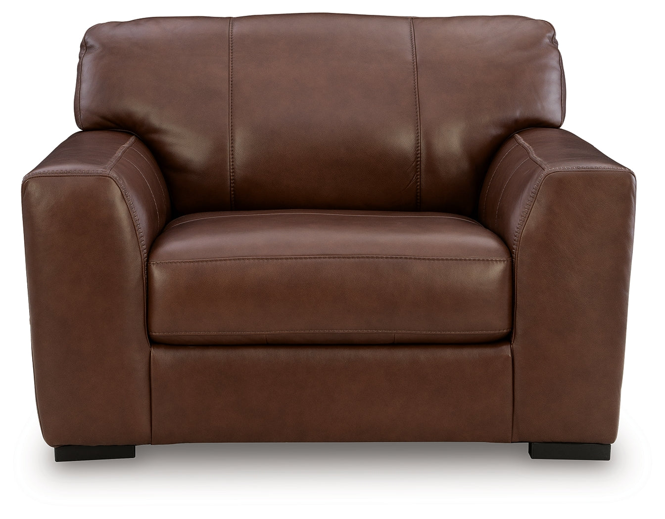 Brogliano Canyon oversized leather chair back view