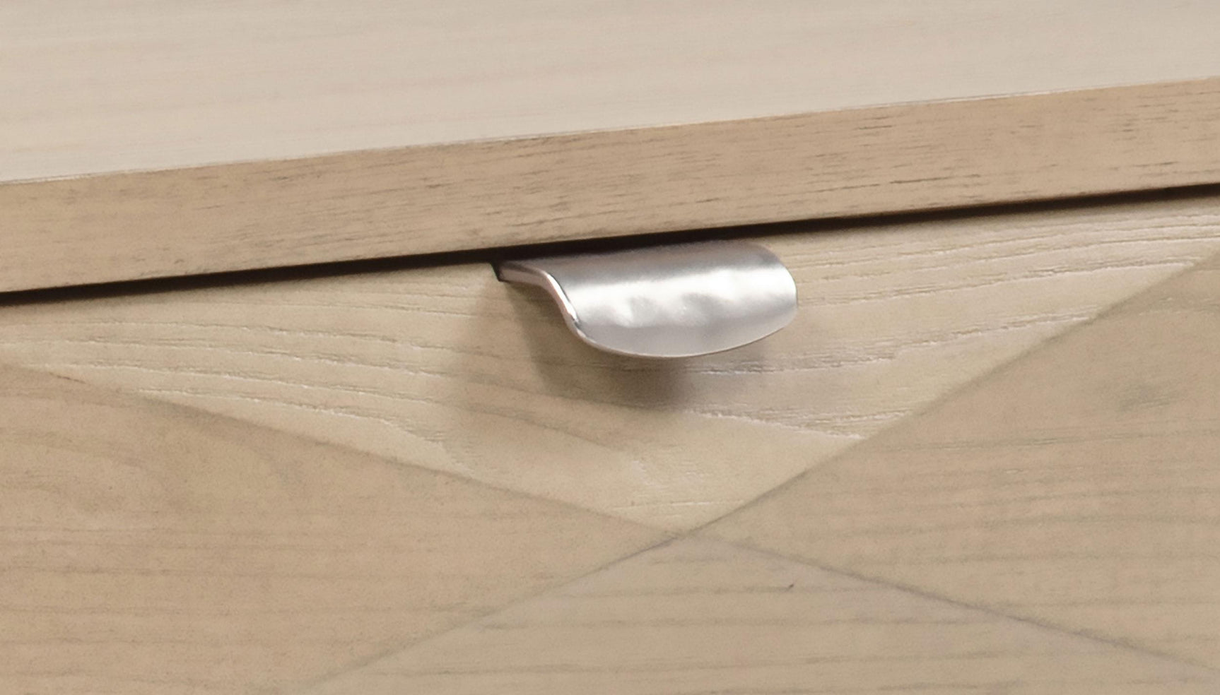 Marcelo coffee table viewed from front showing storage drawers