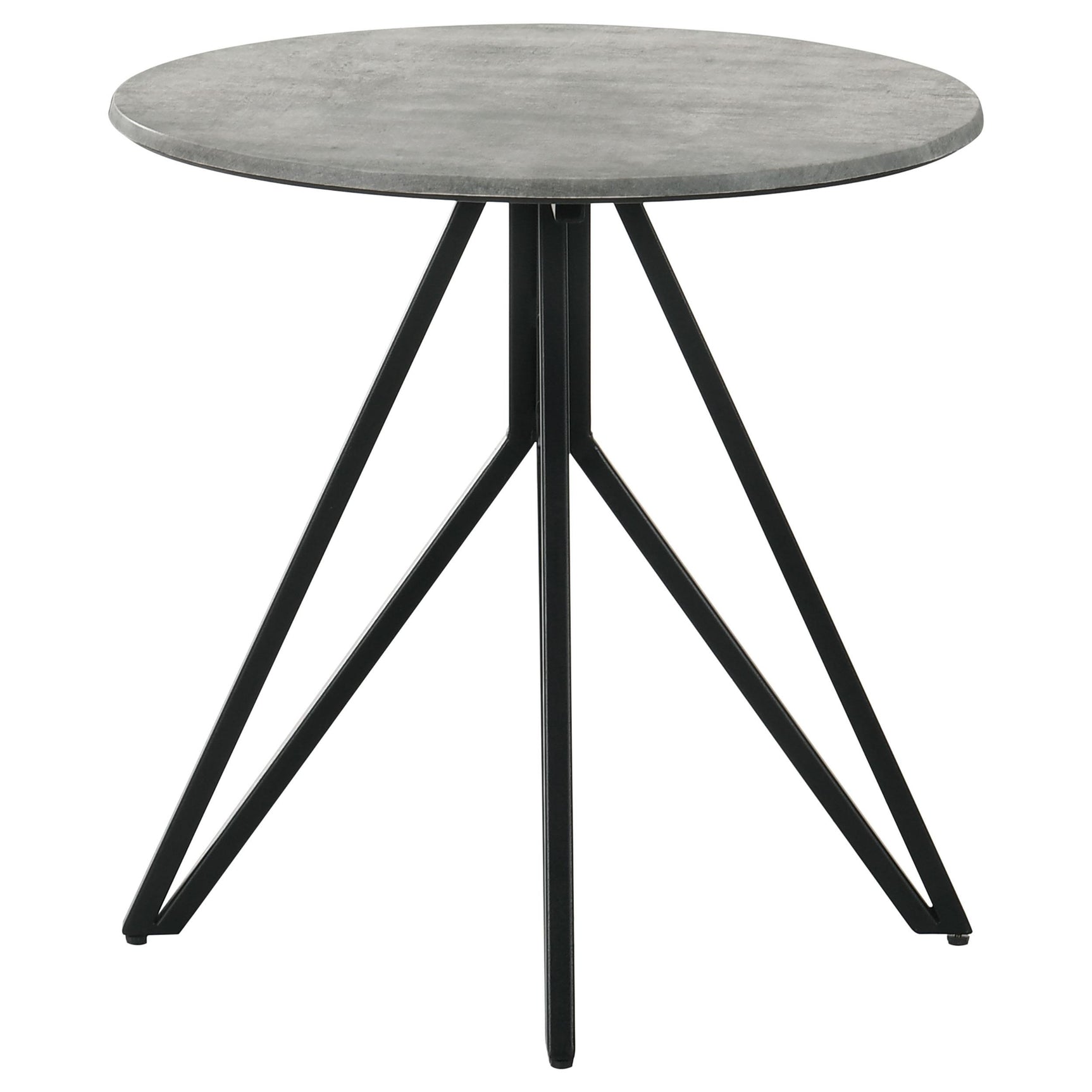 Hadi coffee and end tables paired in modern living room setting