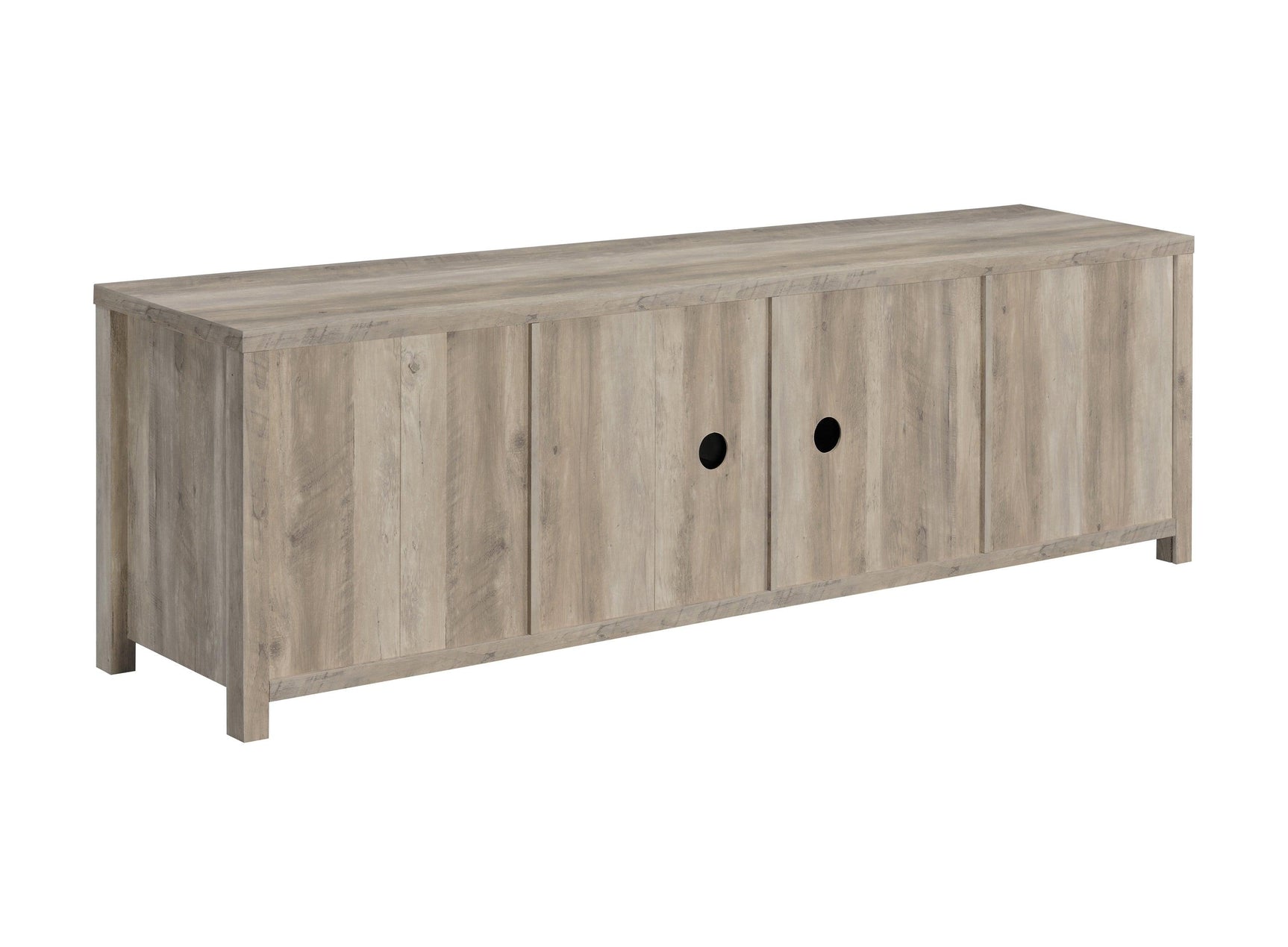 Detailed view of drawer with euro slide mechanism on Madra console