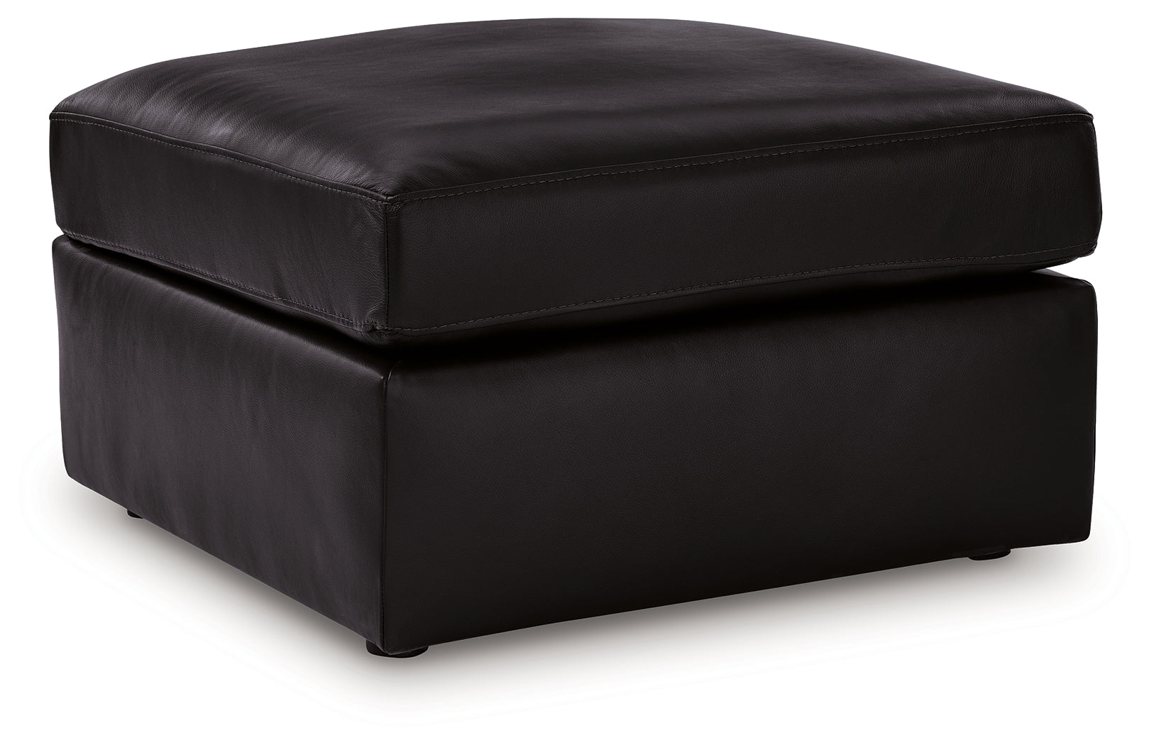 Modmax II ottoman side view showing upholstery details