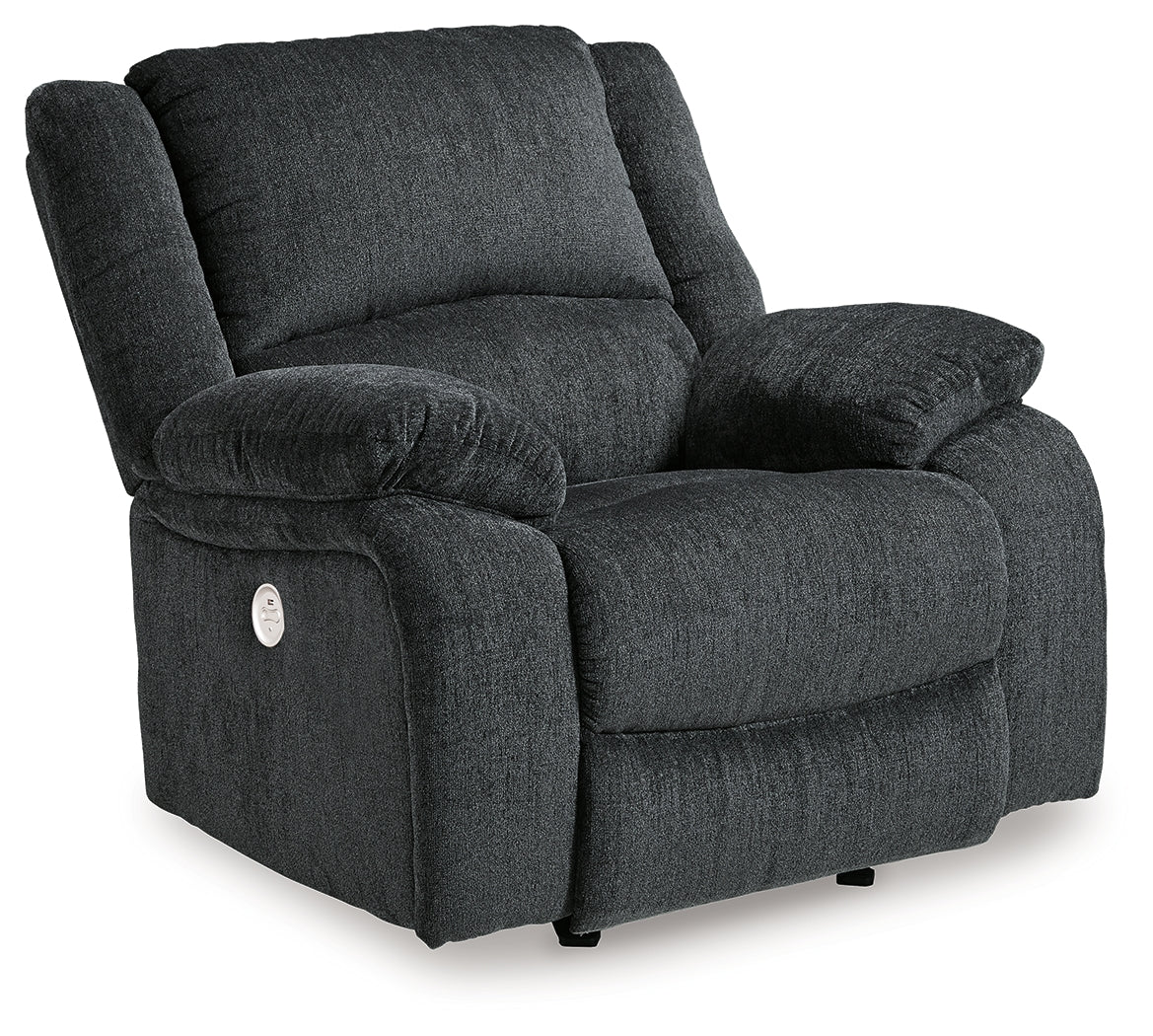 Draycoll Slate sofa USB charging port detail