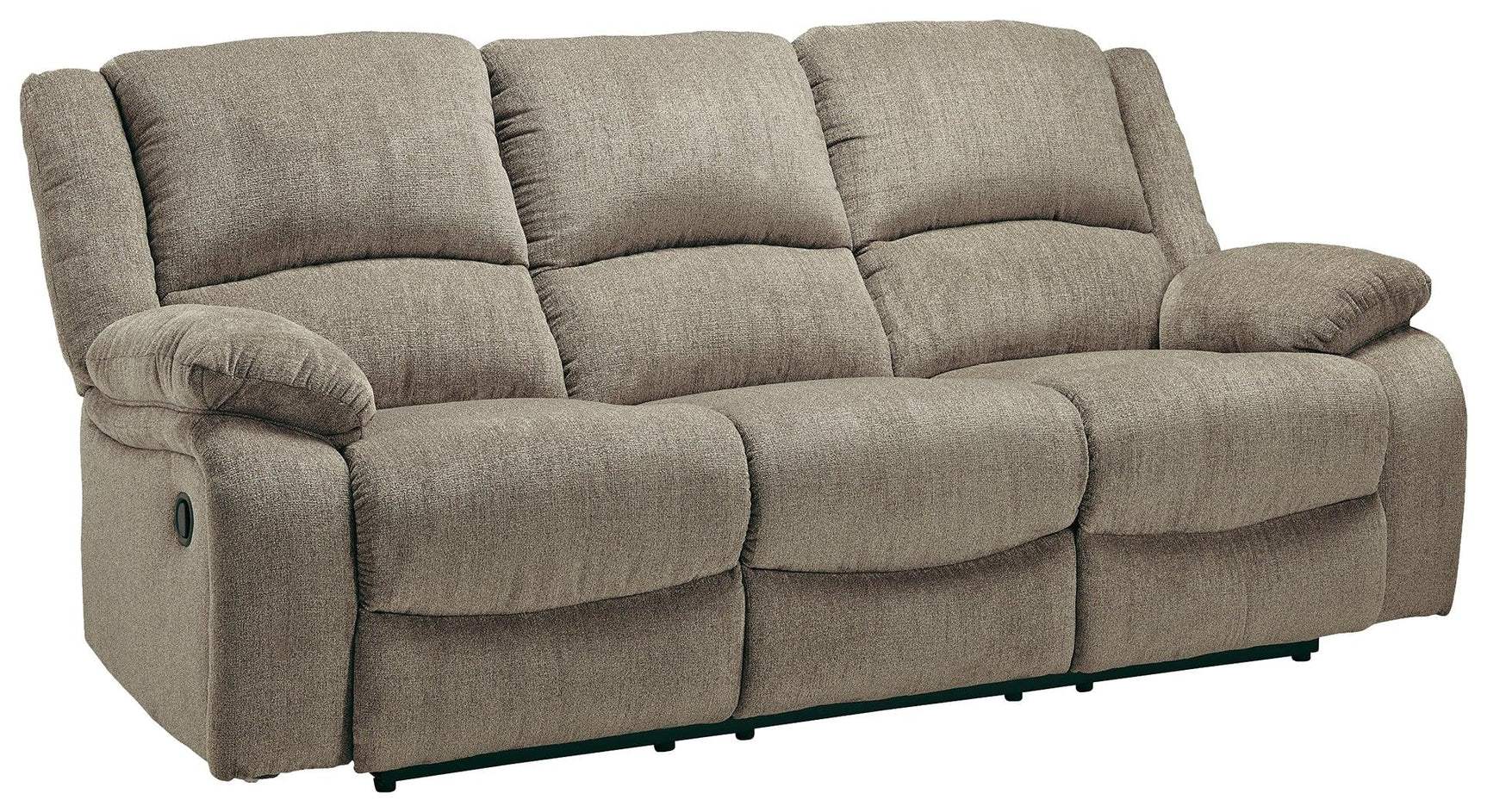 Draycoll Slate Chenille Reclining Sofa alternative angle