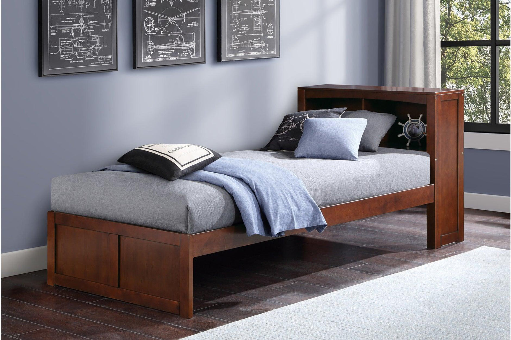 Rowe Dark Cherry Youth Dresser with full extension drawers