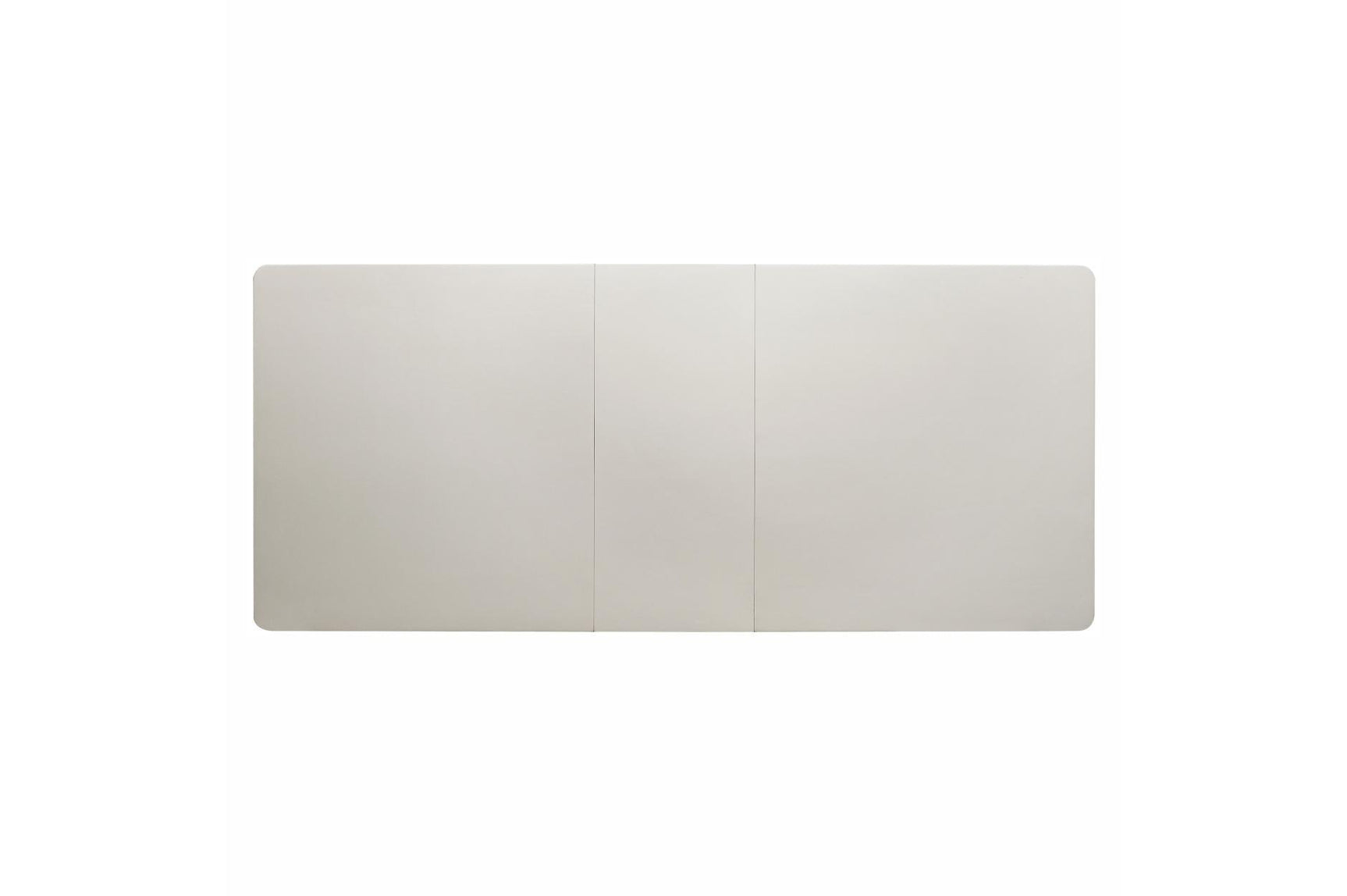 Orsina Pearl Faux Leather Rectangular Dining Room Set main view