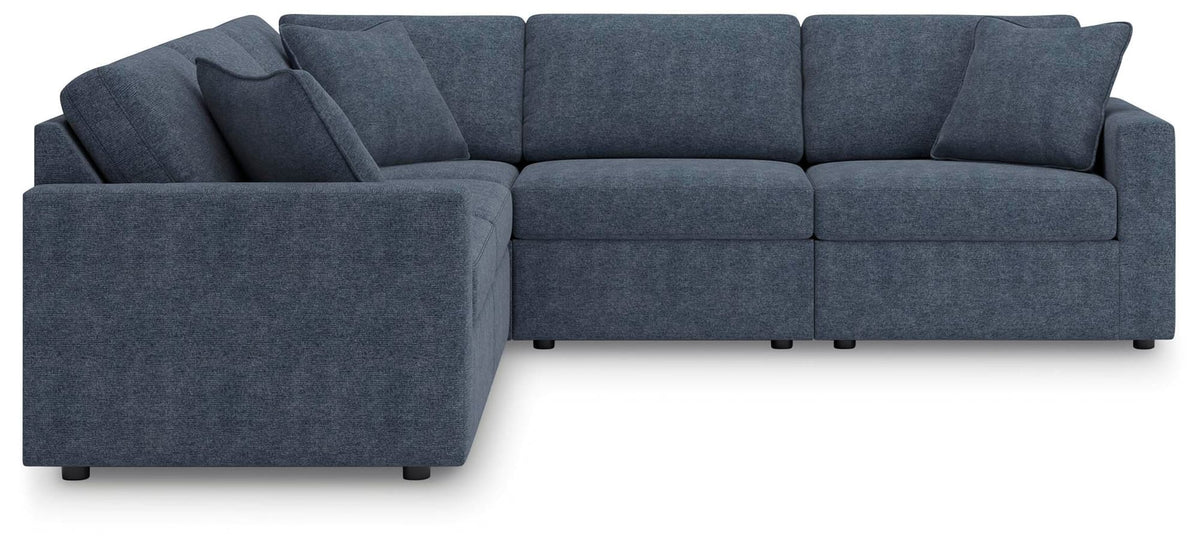 Modmax Ink Next-Gen Nuvella™ 5-Piece Sectional — front view