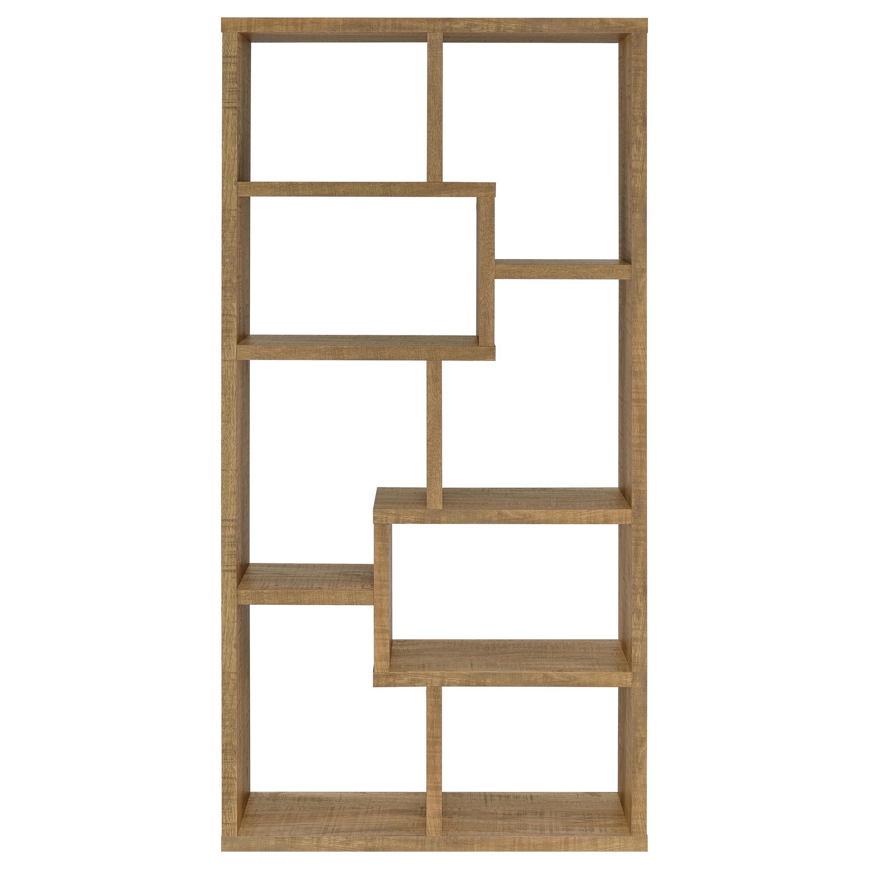 Close-up of melamine veneer surface on Theo bookshelf