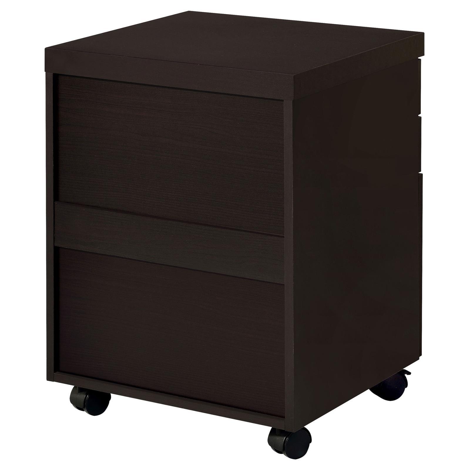 Skylar 3-Drawer Mobile File Cabinet side angle