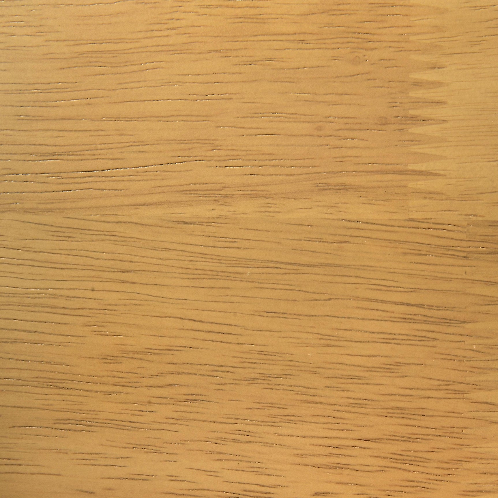 Desk corner showing finish details