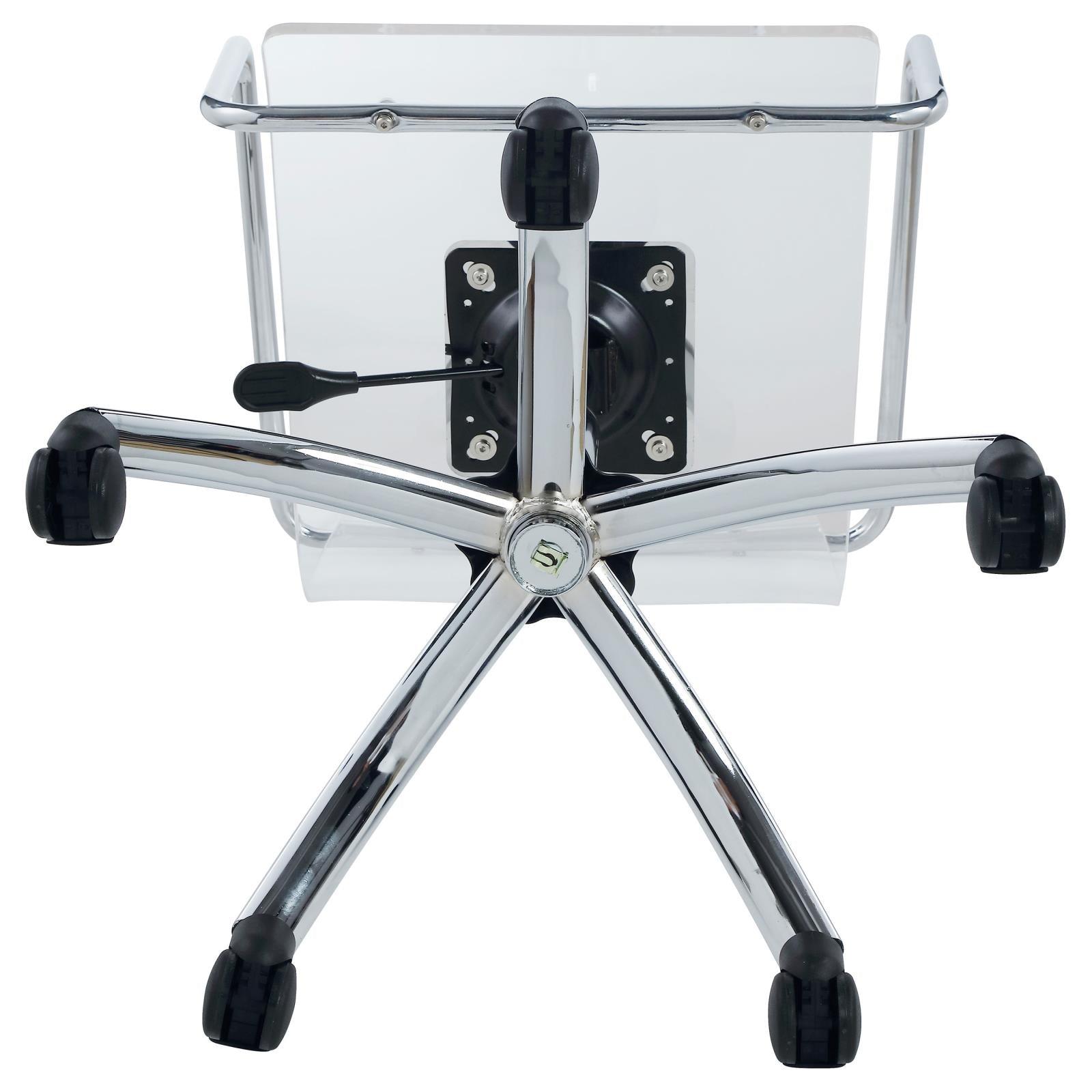 Amaturo Clear Acrylic Office Chair - Ella Furniture