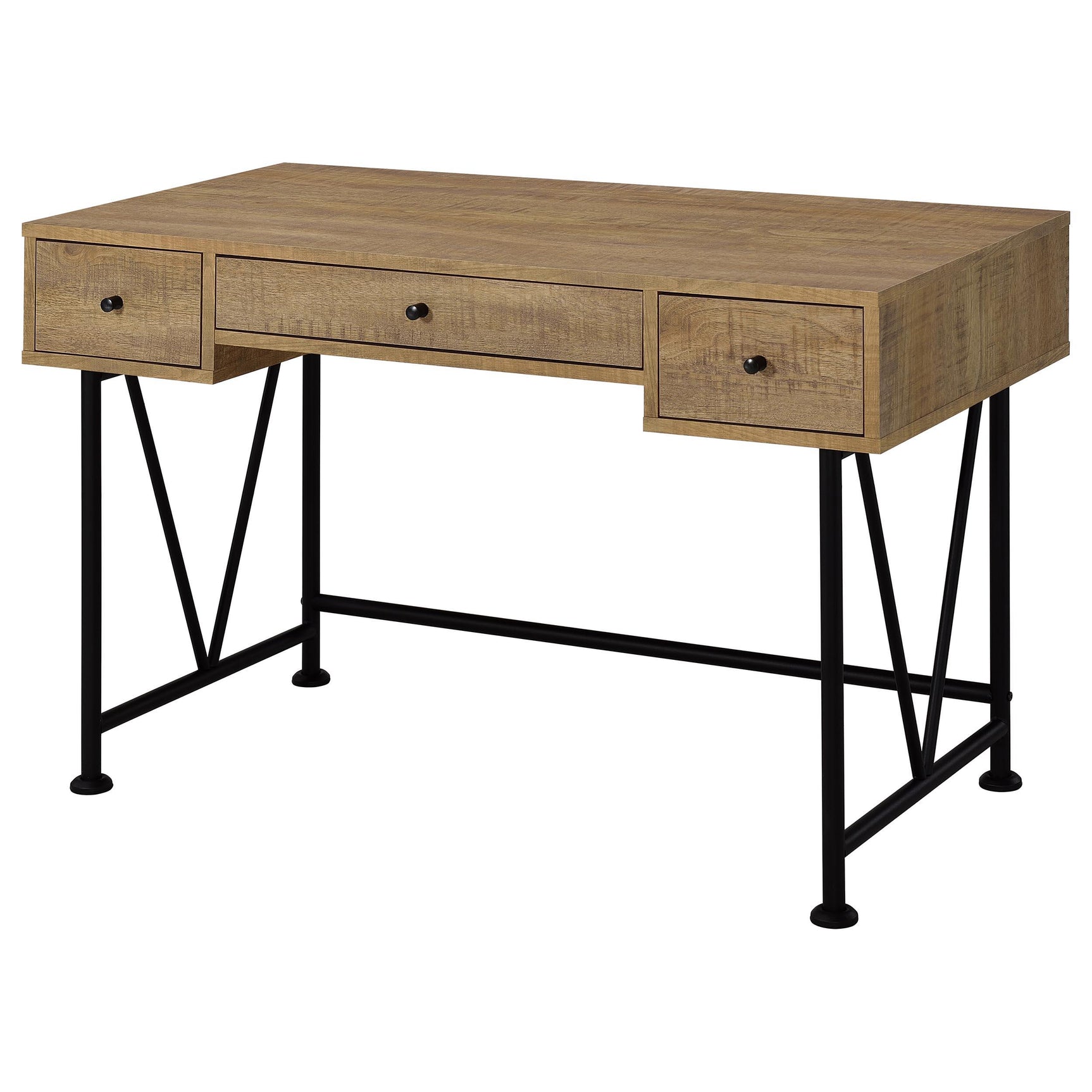 Open center drawer of Analiese writing desk