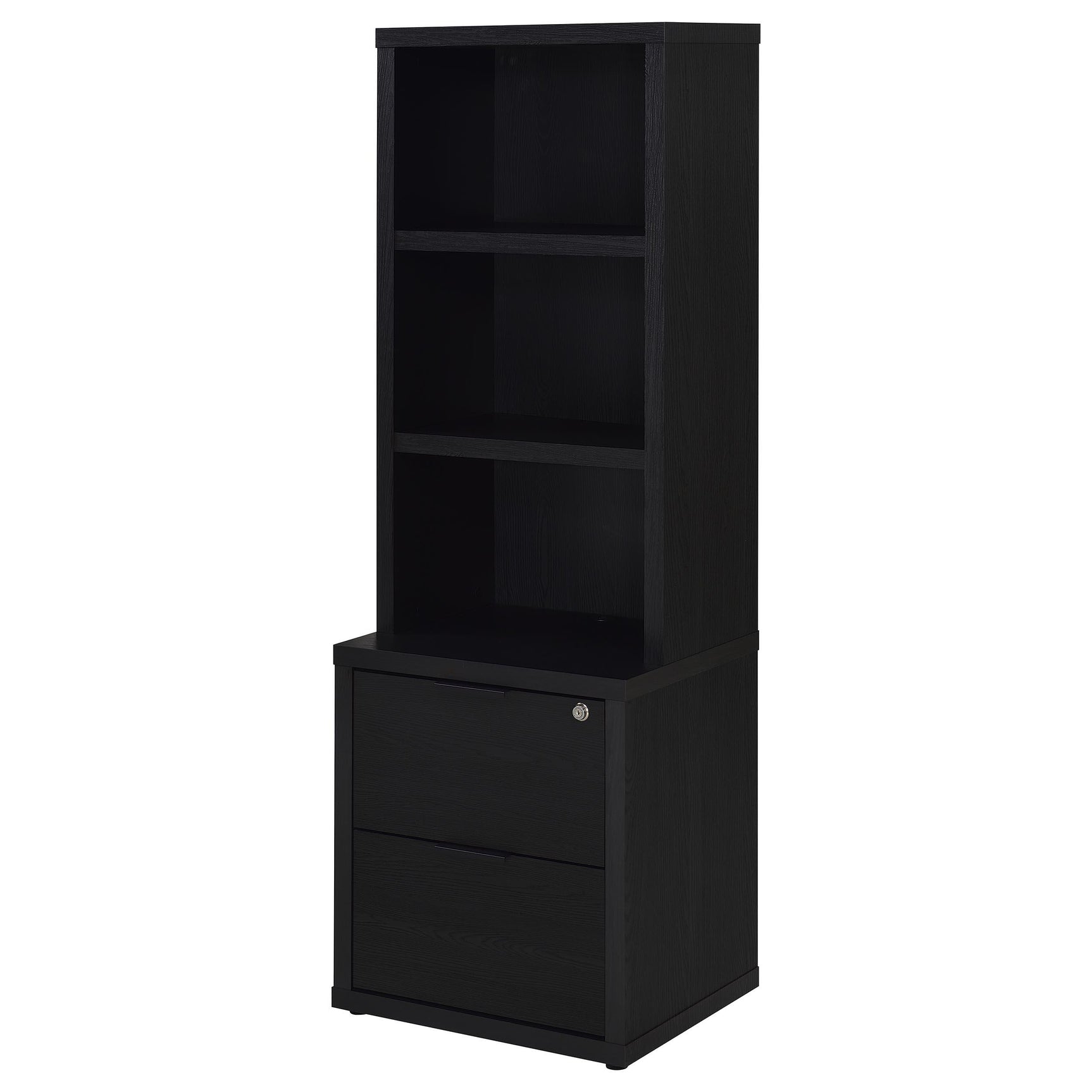 Open shelving on Westpark bookcase