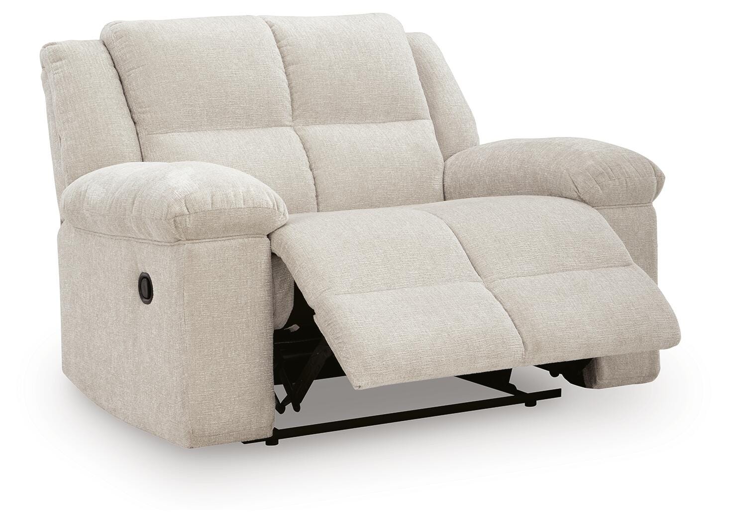 Orlen Winter Performance Fabric,Next-Gen Nuvella™,Chenille Oversized Recliner angled view