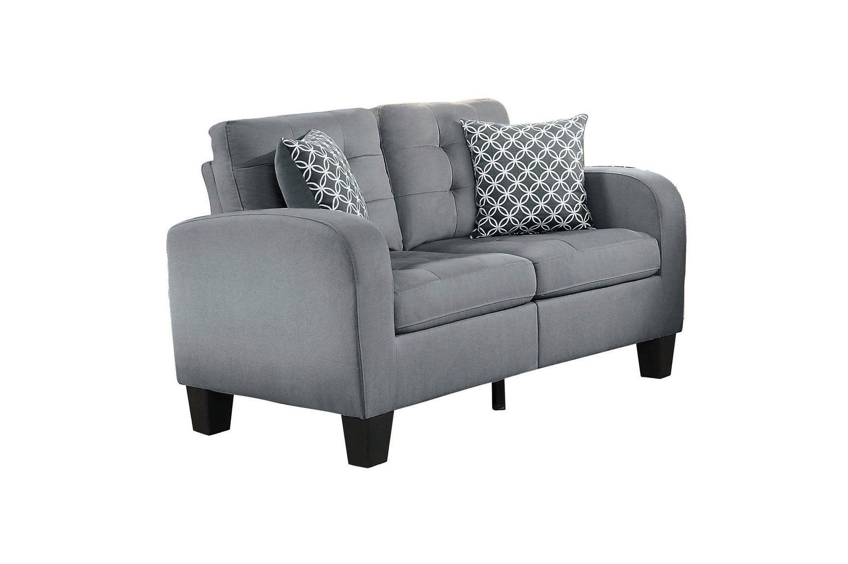 Main view highlighting tufted design