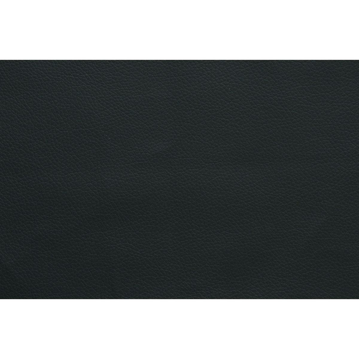 Black and white faux leather upholstery swatch