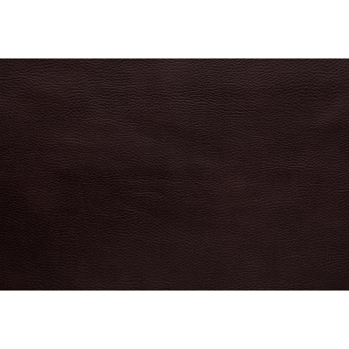 Bastrop Brown swatch sample showing brown faux leather texture