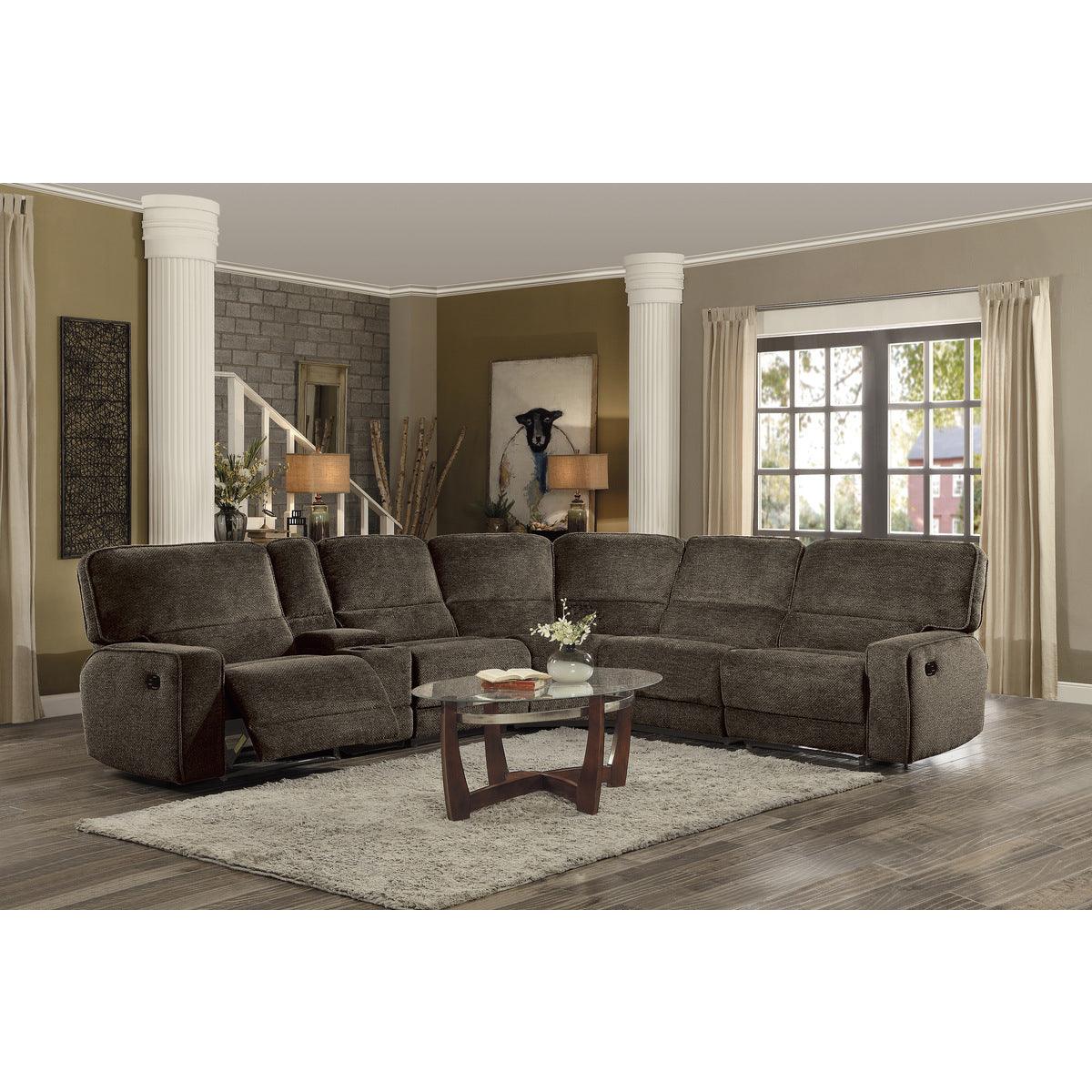 Shreveport Brown section sectional top view