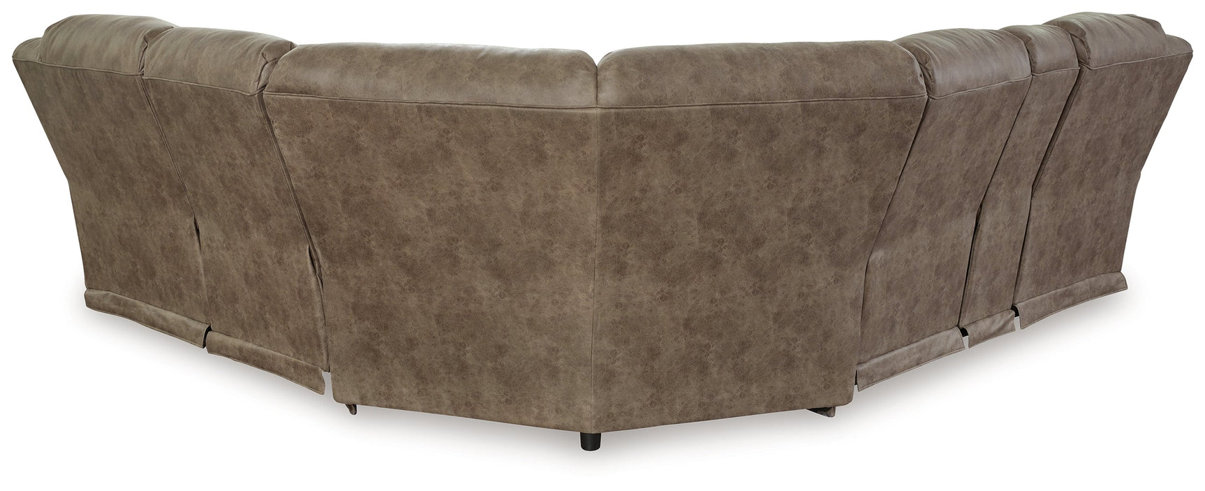 Ravenel sectional back view showing stitching and cushion detail