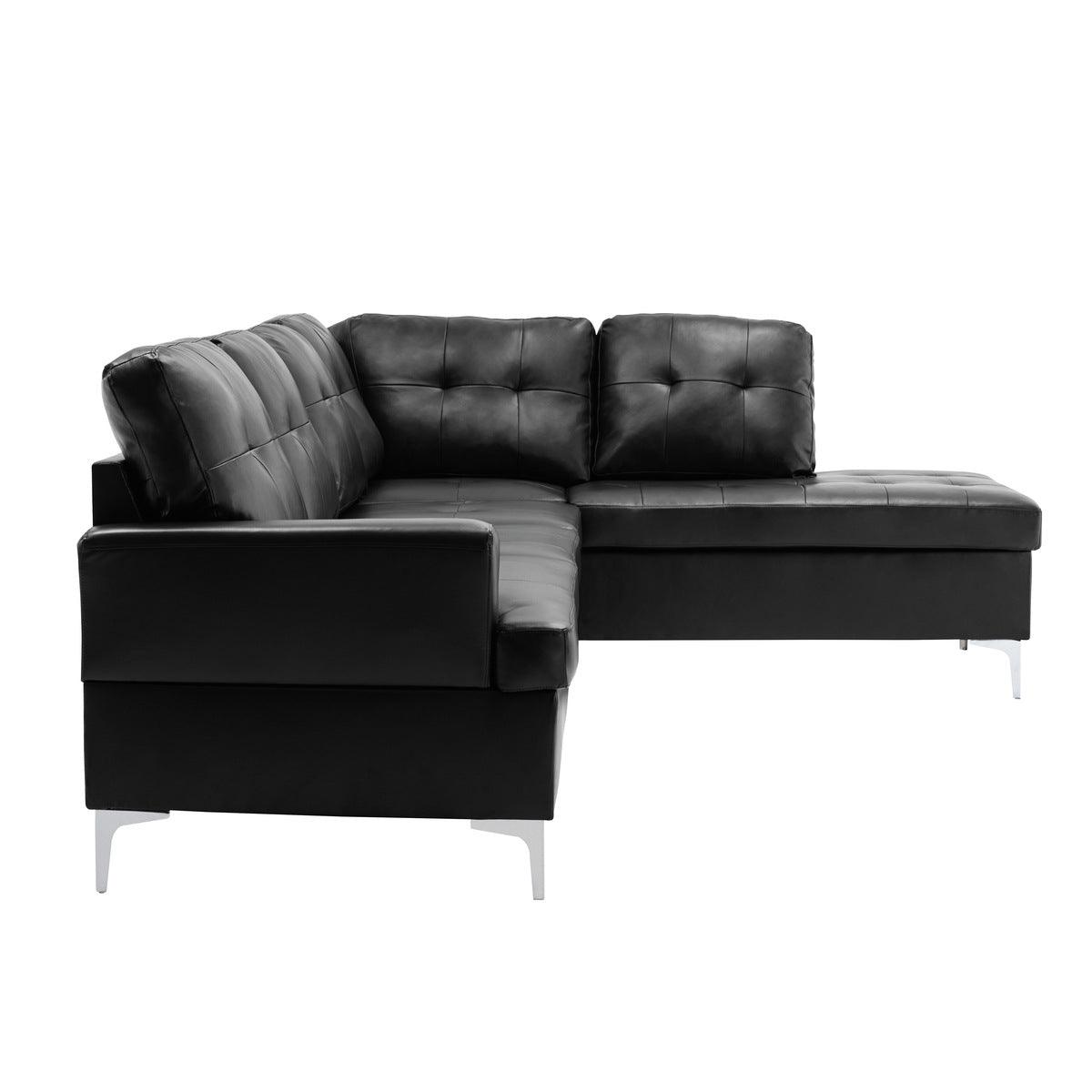 Room view showing Barrington sectional with chaise and ottoman