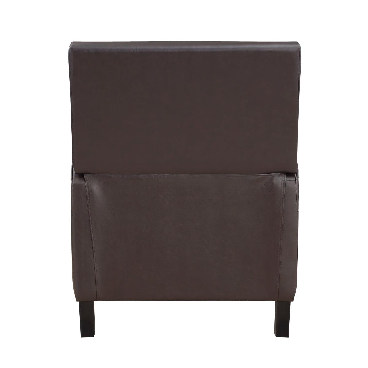 Close-up of nailhead trim on Berenson Recliner
