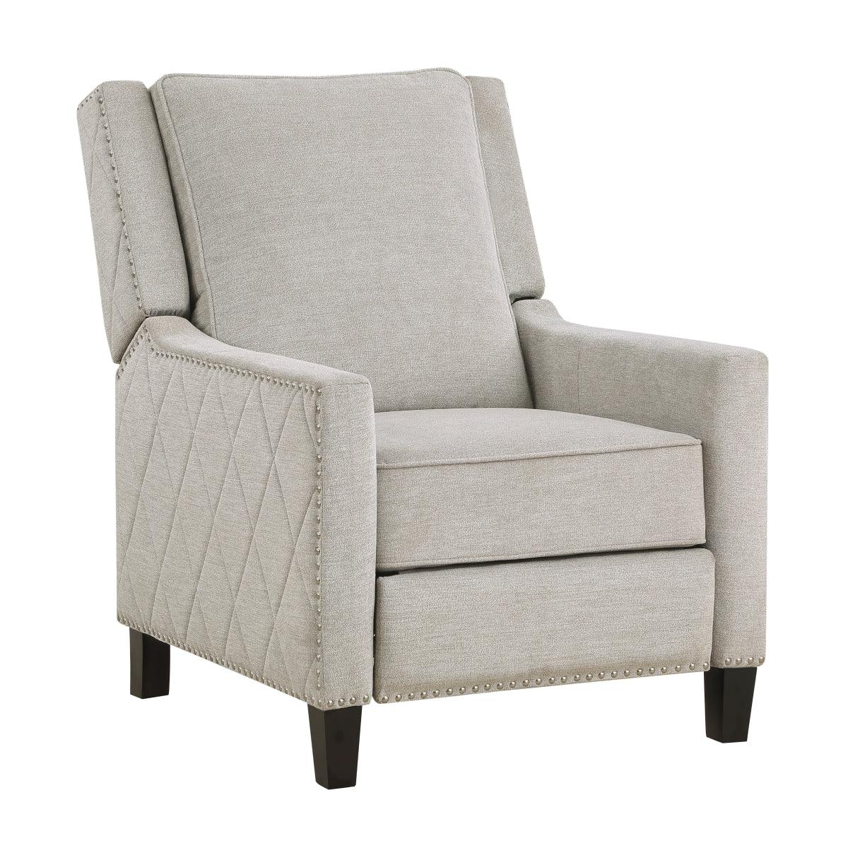 Side angle showing reclining mechanism of Banks Sand Recliner