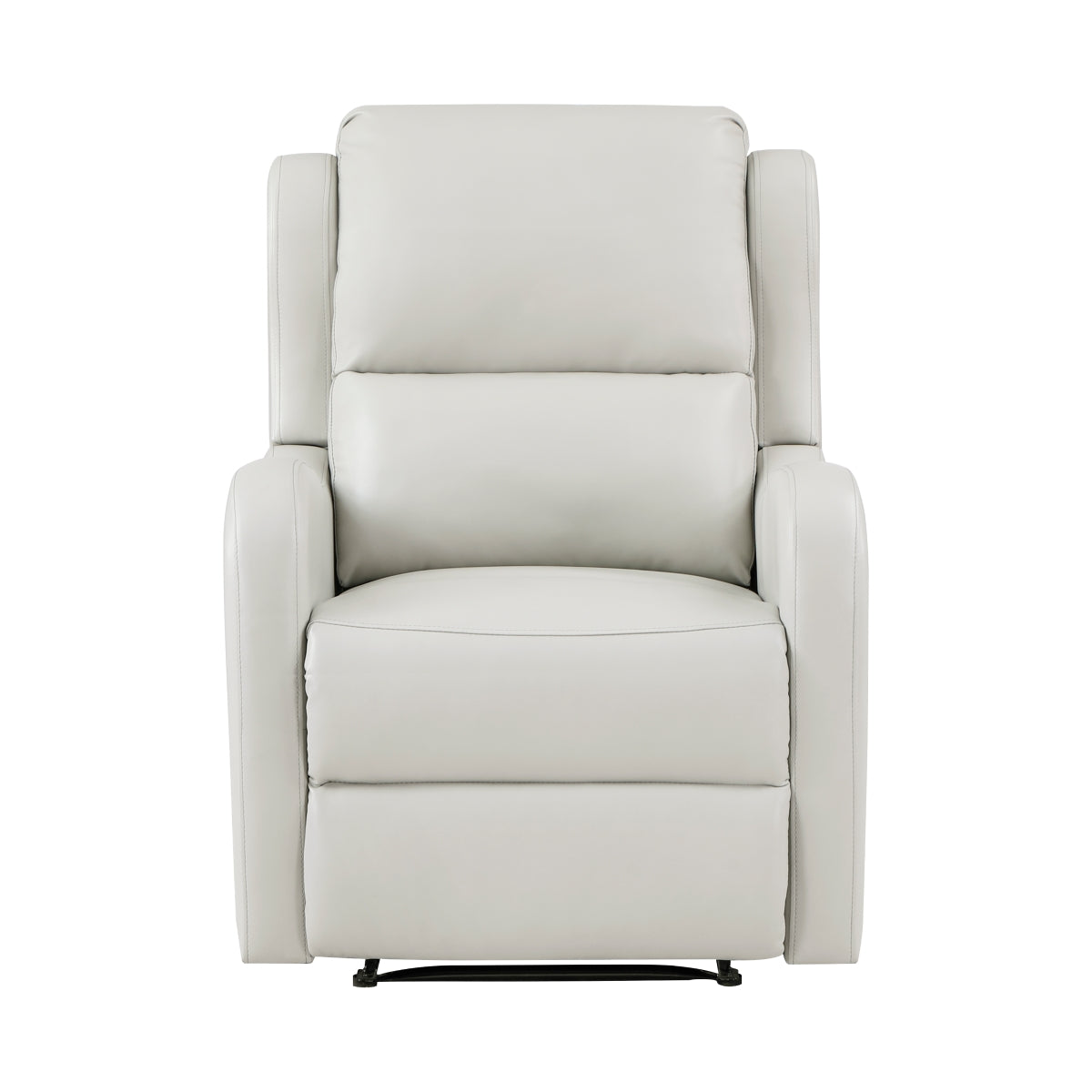Durant Taupe Recliner Chair angled view
