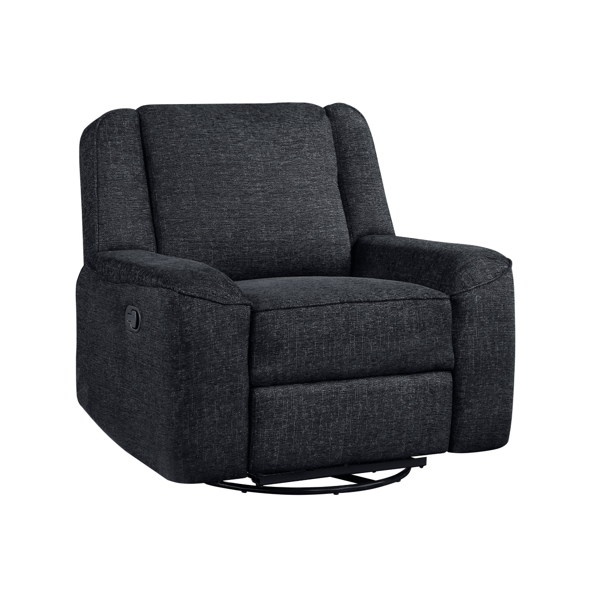 Side view of Monterey swivel reclining chair